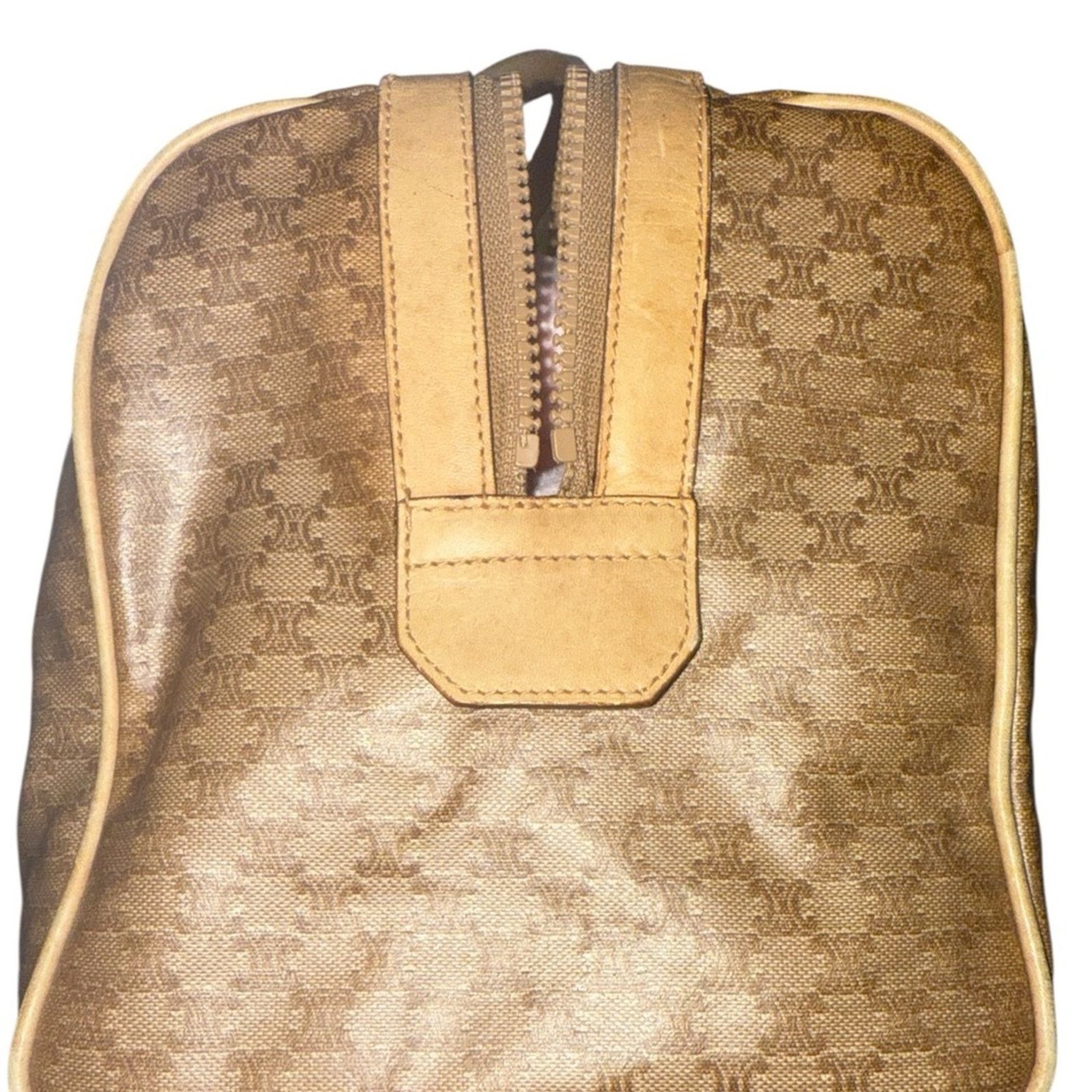Celine Vintage Celine Macadam Boston Bag Size ONE SIZE - 4 Thumbnail