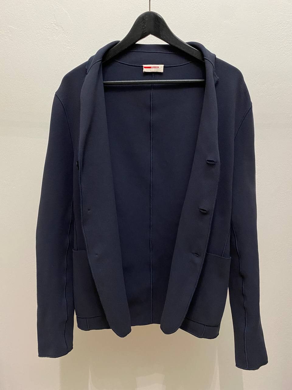 Prada Casual Classic Stretch Polyamide Blazer Jacket Y2K