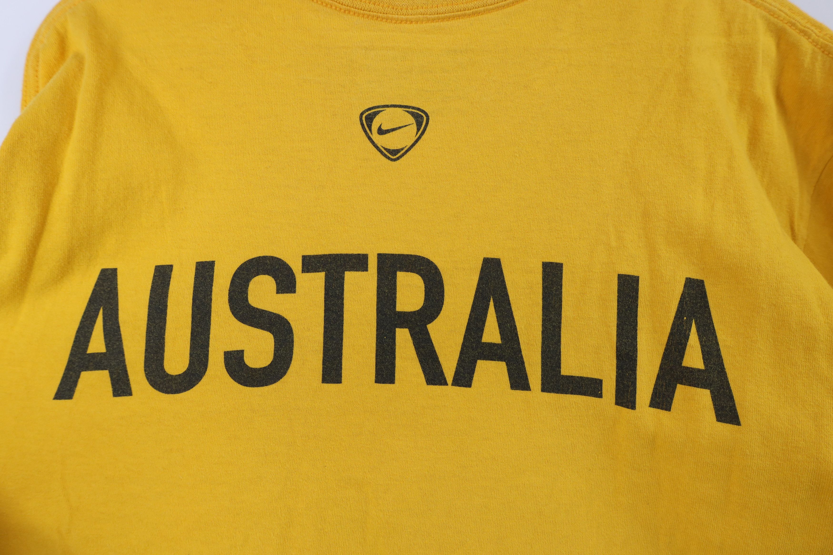 Nike × Vintage Vintage Nike Total 90 Center Swoosh Australia Soccer T-Shirt Size US S / EU 44-46 / 1 - 9 Thumbnail