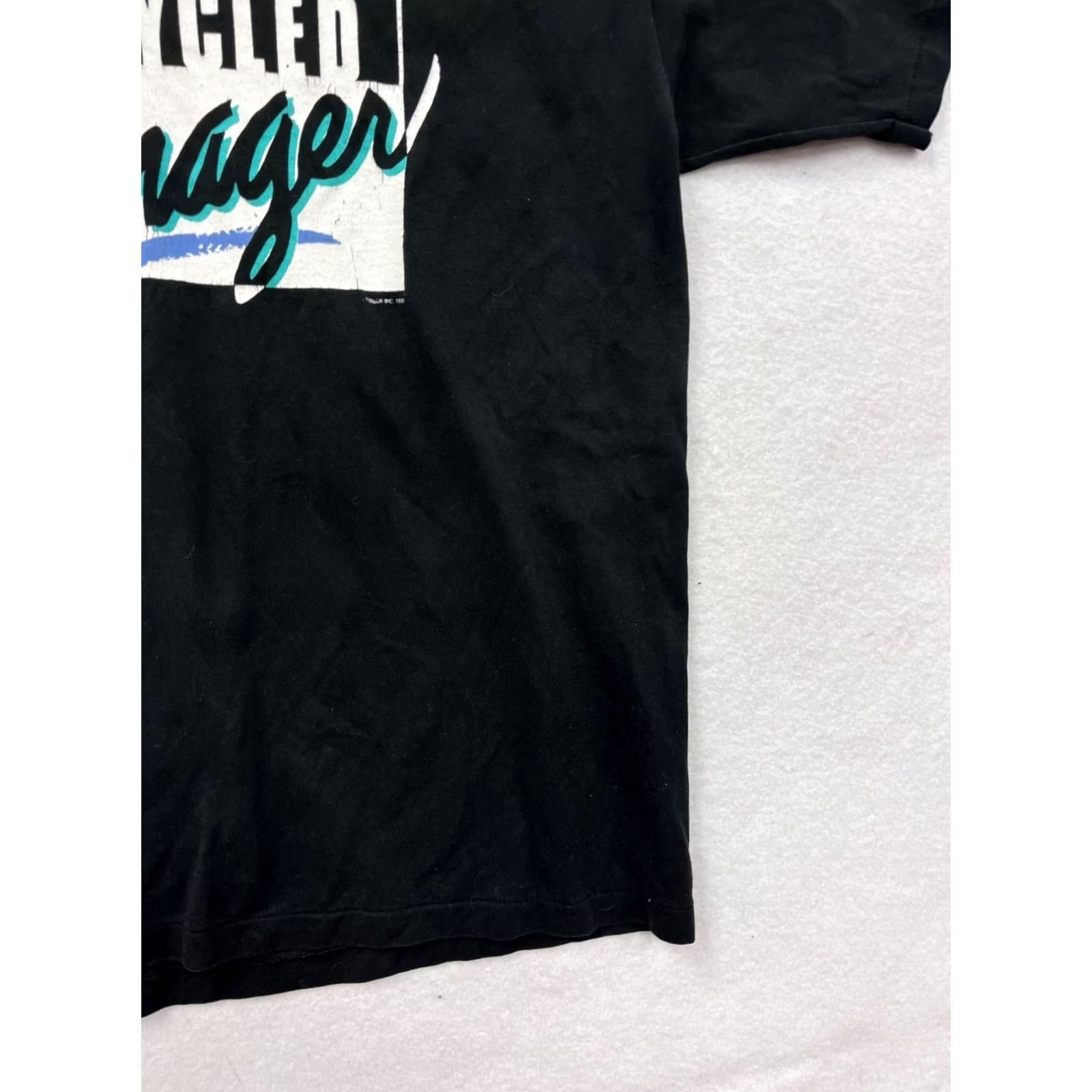 Vintage Mens L Black Graphic T-Shirt Im Not Old Im a Recycled Teenager Mens Size US L / EU 52-54 / 3 - 5 Thumbnail