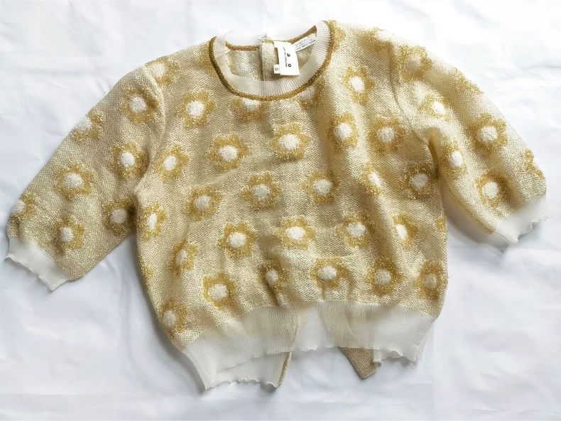 Comme des Garcons Comme Des Garcons Scallion knitted flower jacket Size S / US 4 / IT 40 - 3 Thumbnail