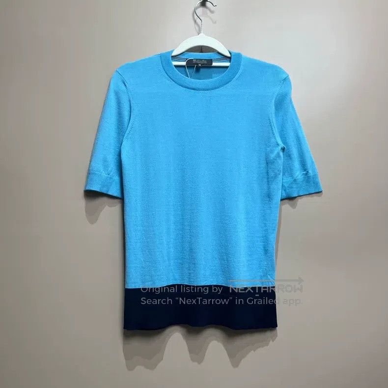 Loro Piana LORO PIANA Knit Sweater with Round Neck Top Size XS / US 0-2 / IT 36-38 - 1 Thumbnail