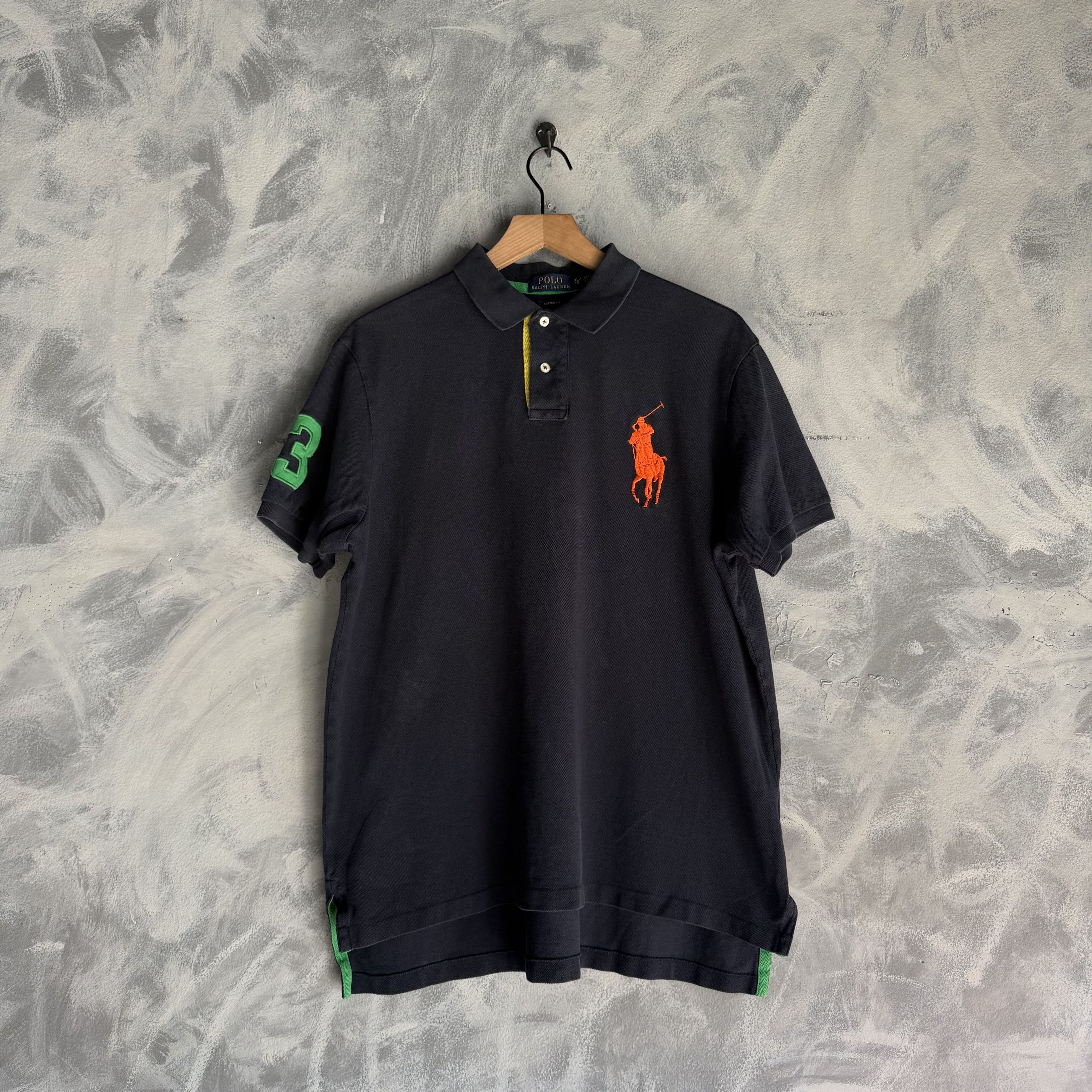 Polo Ralph Lauren Polo Ralph Lauren Mens Polo Shirt XL Custom Fit Size US XL / EU 56 / 4 - 1 Thumbnail