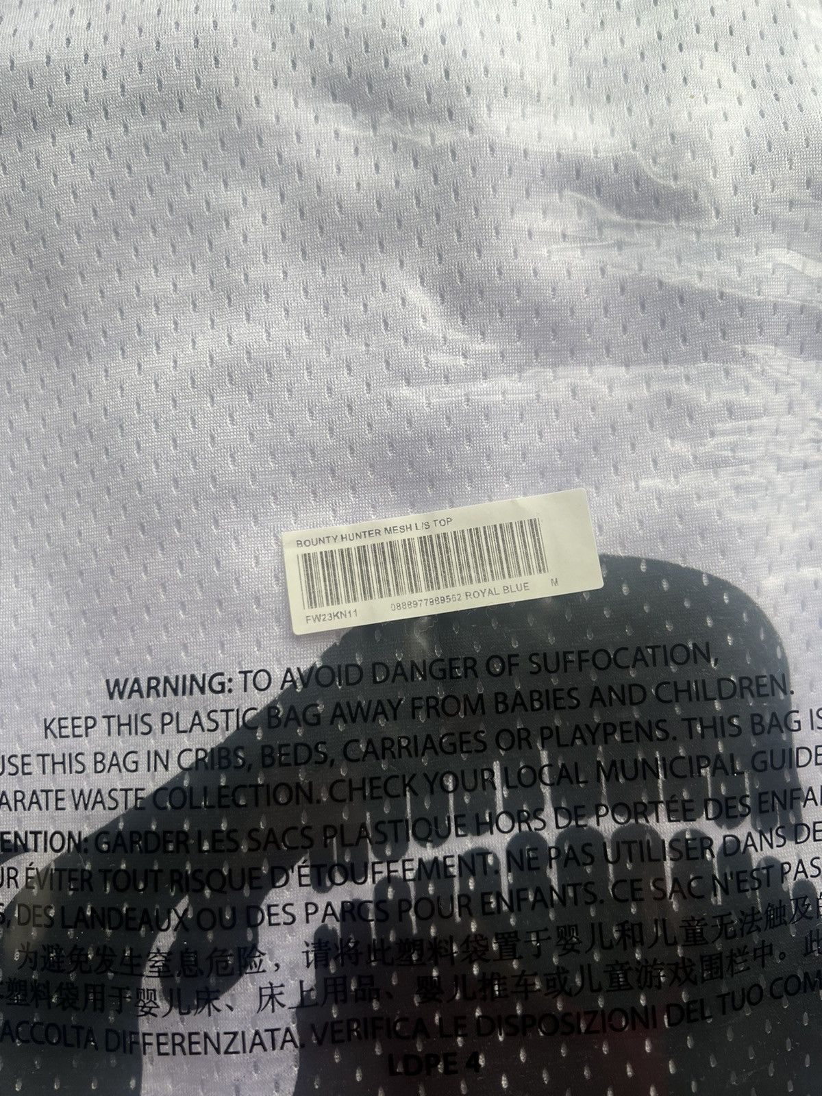 Bounty Hunter × Supreme Supreme Bounty Hunter White Royal Blue Mesh Moto Jersey FW23 Size US M / EU 48-50 / 2 - 4 Thumbnail