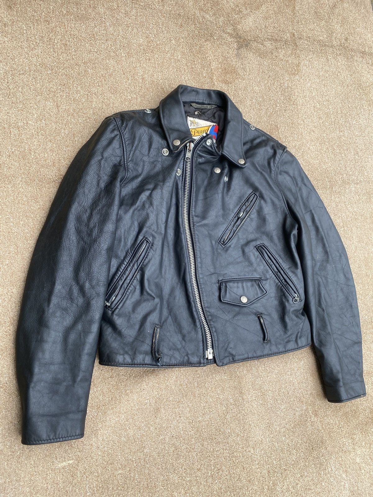 Schott × Vintage Vintage schott perfector double colar leather jacket Size US M / EU 48-50 / 2 - 19 Thumbnail