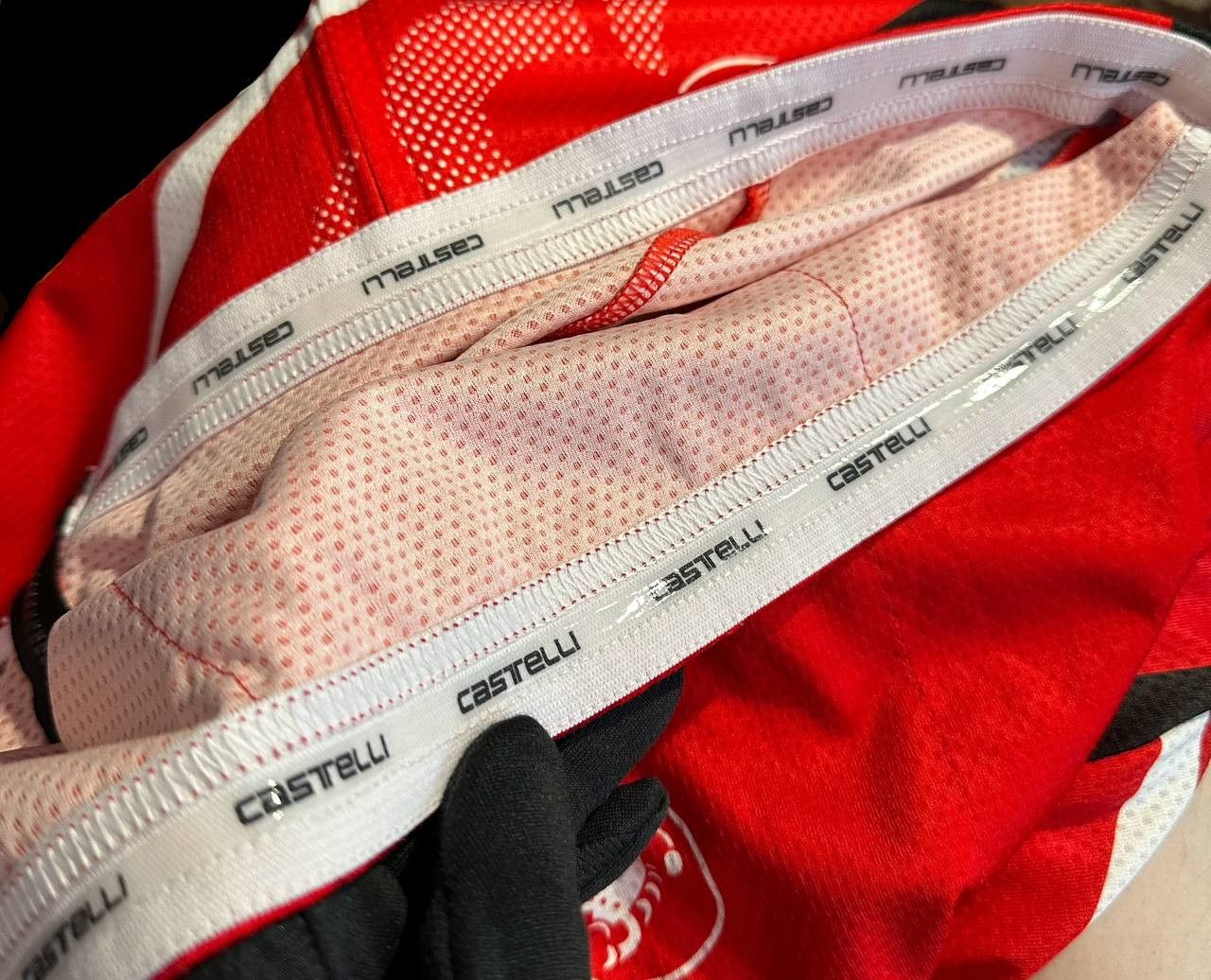 Other Castelli Cycling Jersey shirt Short Sleeve Full Zip big Logo Size US M / EU 48-50 / 2 - 6 Thumbnail