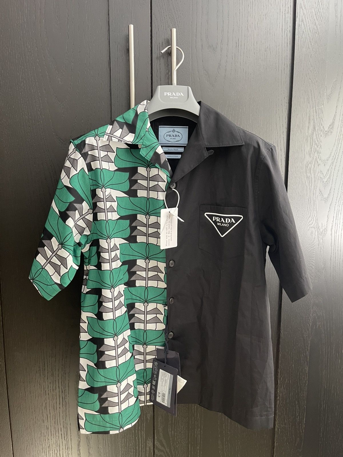Prada Prada Double Match Shirt Size US XS / EU 42 / 0 - 2 Thumbnail