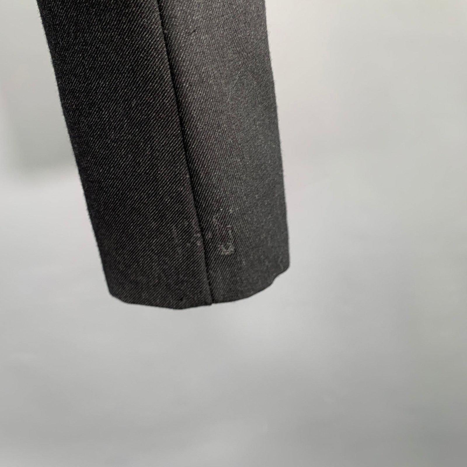 Comme des Garcons Homme Plus PLUS 2012 Size S Black Wool Cashmere Sport Coat Size 36R - 6 Thumbnail