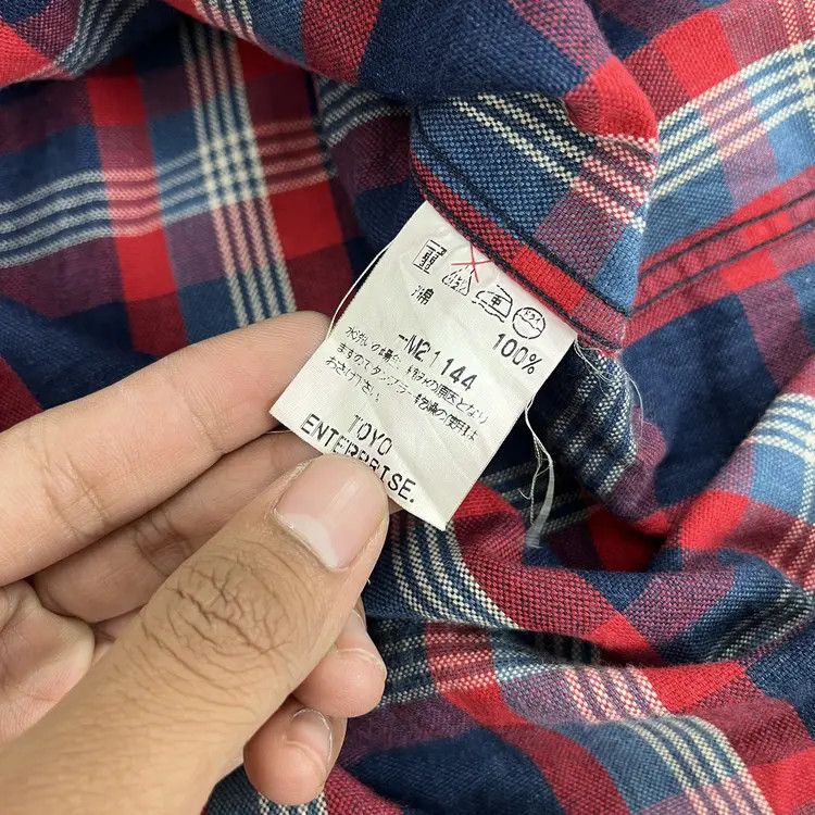 Sugar Cane Vintage Sugar Cane Toyo Enterprise Plaid Flannel Size US L / EU 52-54 / 3 - 8 Thumbnail
