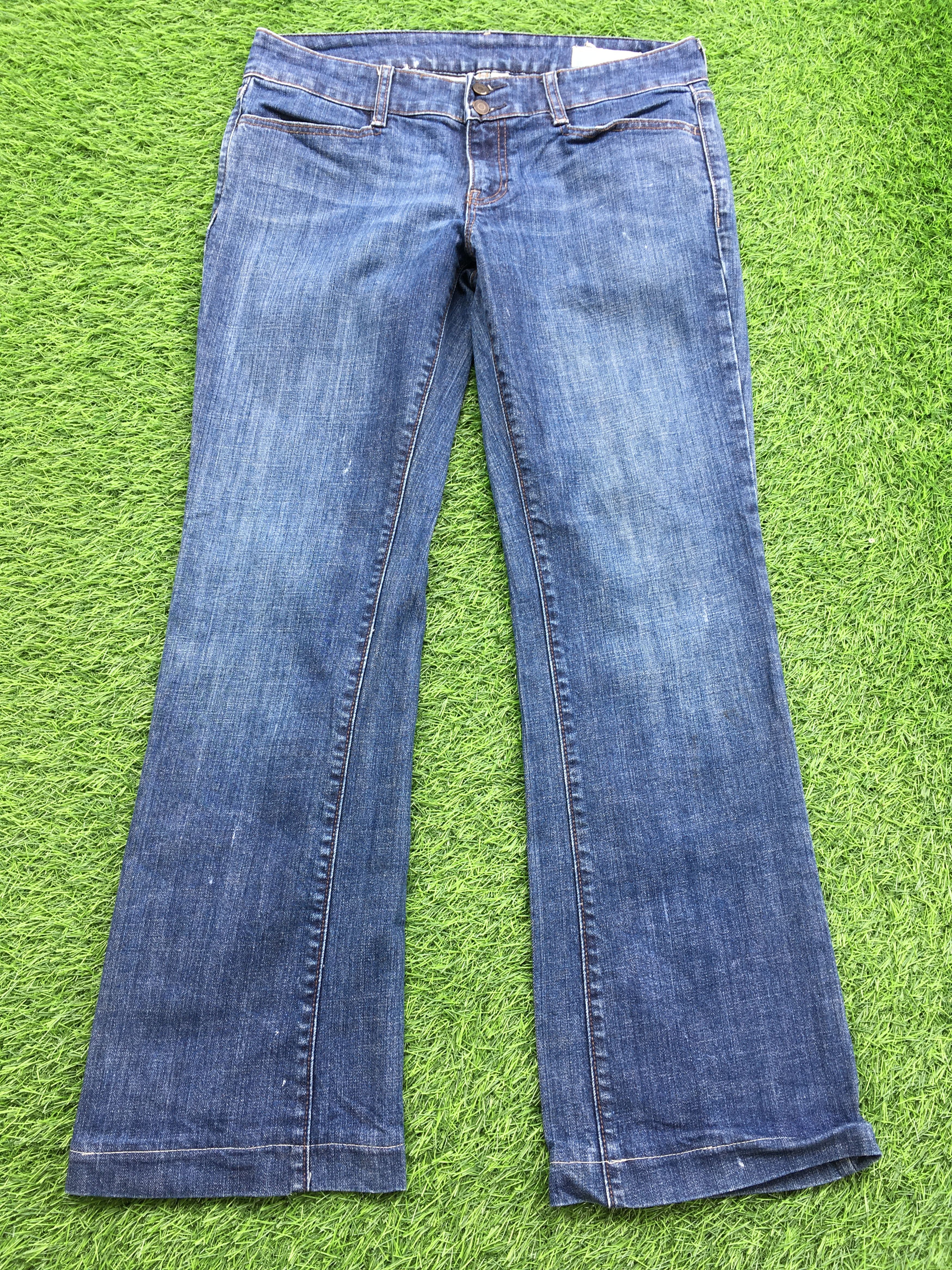 Designer × Japanese Brand × Jean Y2K Curvy Bootcut Stretch Jeans D-993 Size 29" - 1 Thumbnail