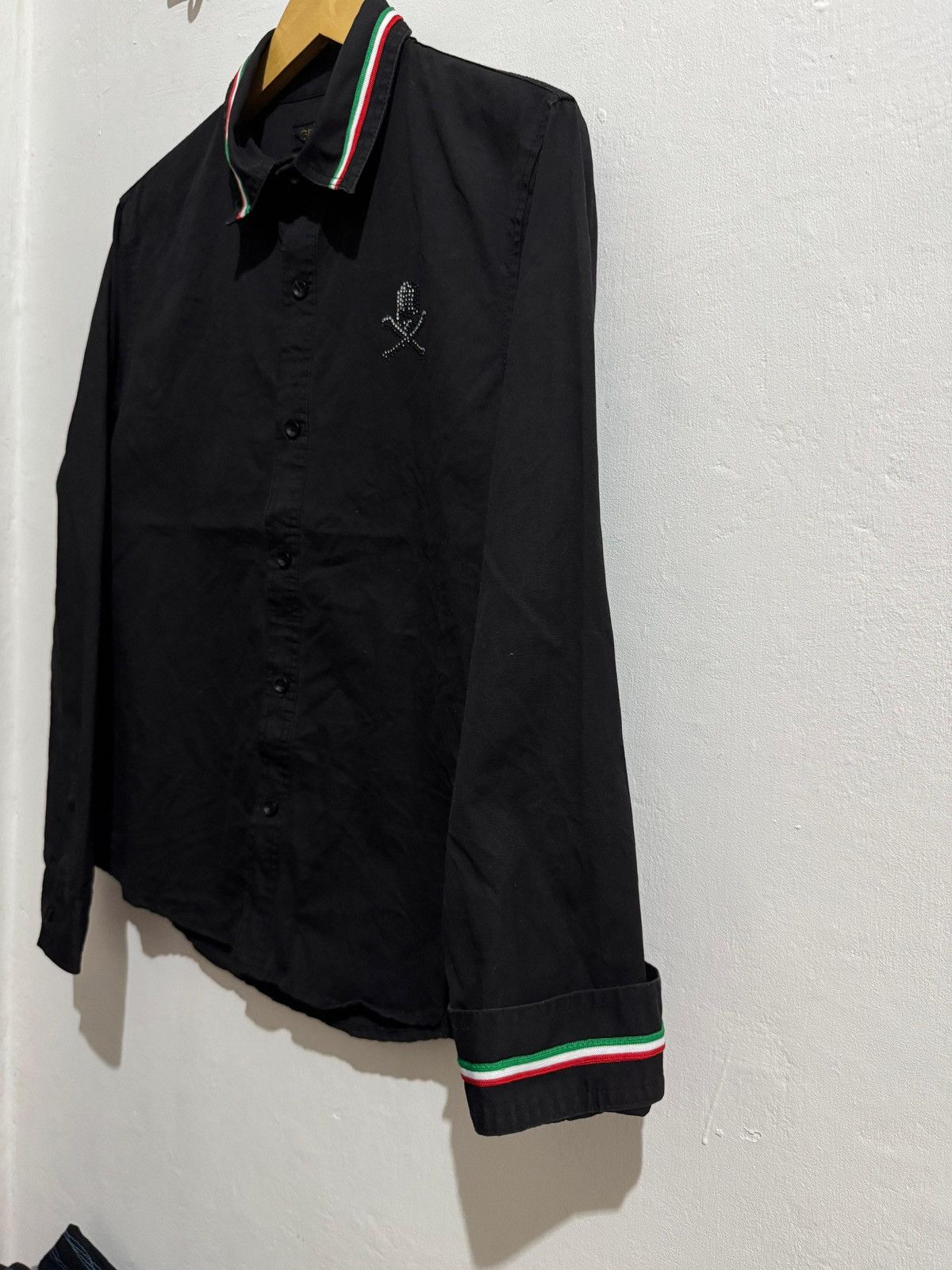 Hysteric Glamour × If Six Was Nine × Japanese Brand Y2k Growth skull ifsixwasnine button Shirt Size US L / EU 52-54 / 3 - 3 Thumbnail