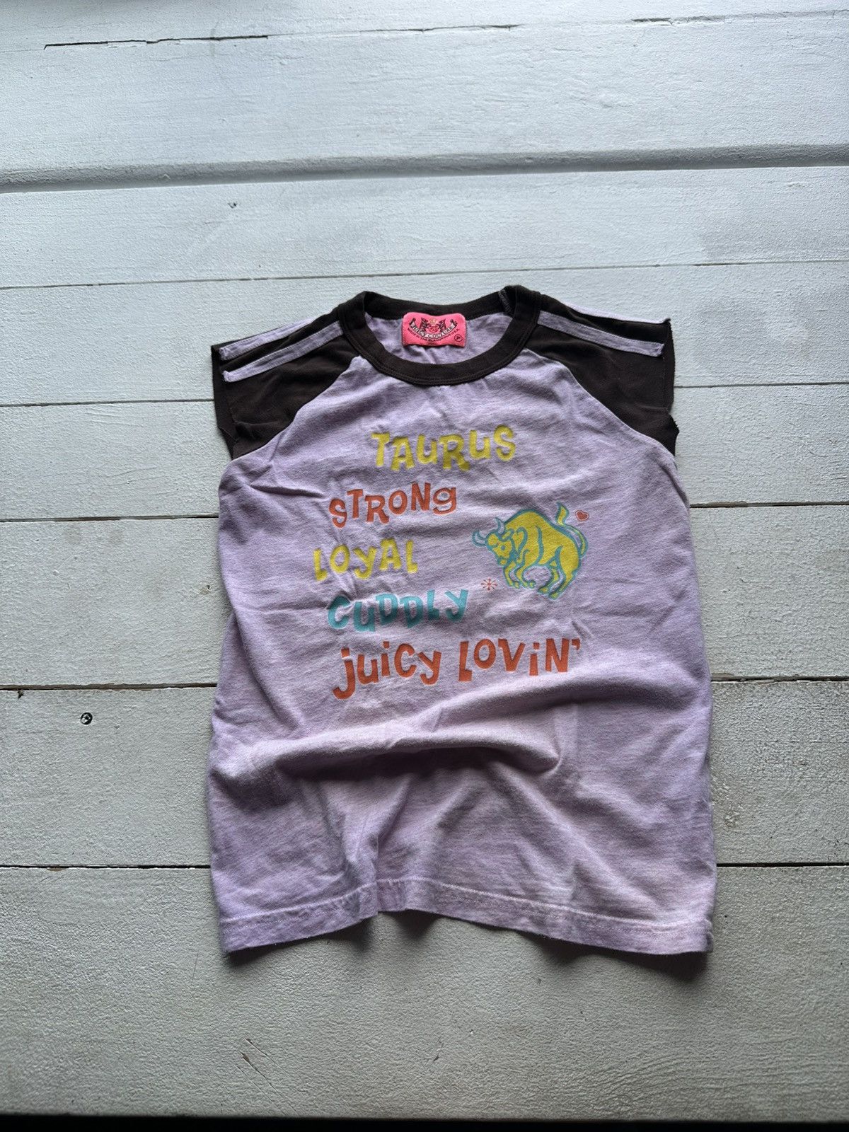 Juicy Couture × Vintage 🚨Vintage JUICY COUTURE avant garde PINK y2k goth tee Size S / US 4 / IT 40 - 1 Thumbnail