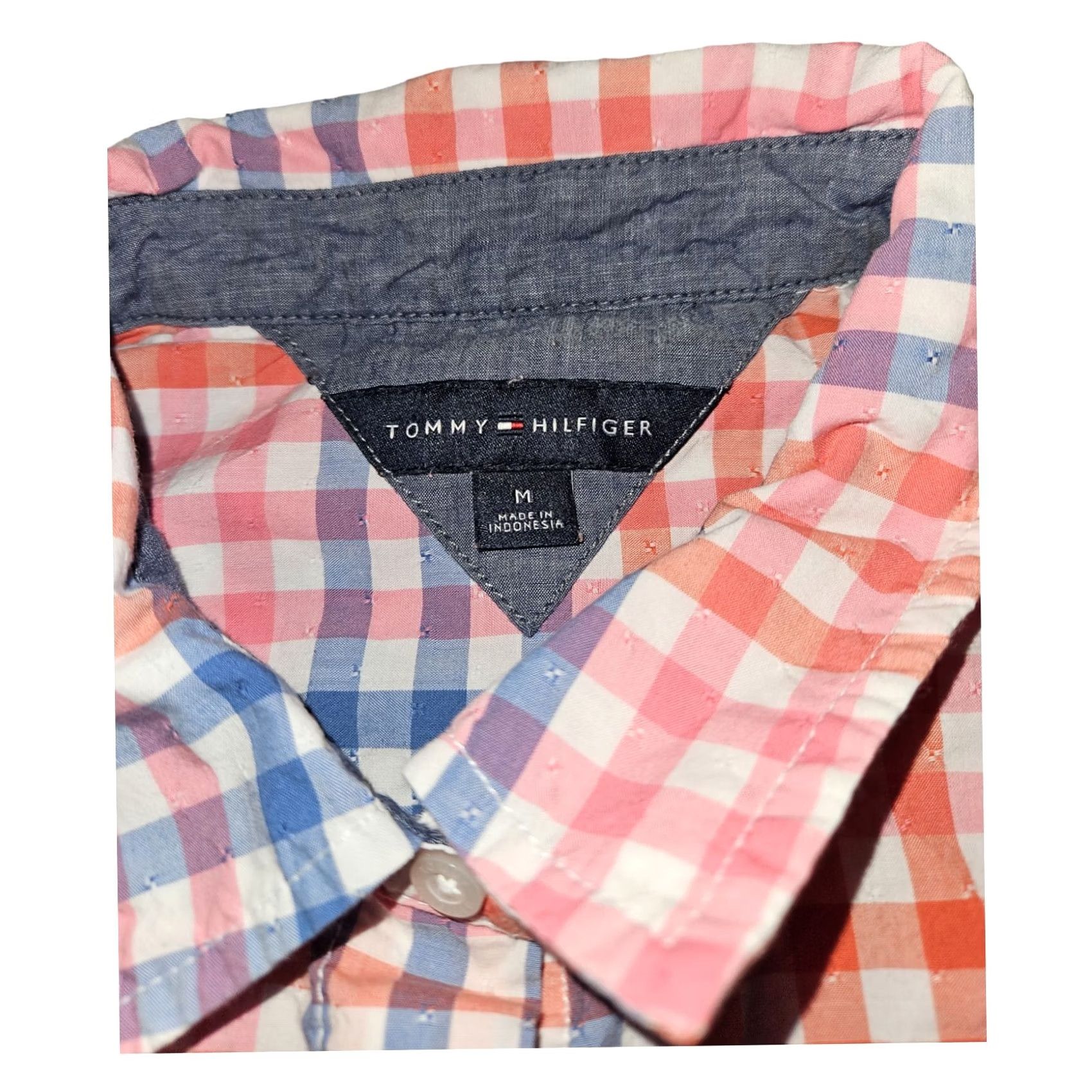 Tommy Hilfiger VINTAGE Tommy Hilfiger Button-Up Sleeve Women's M Long Sleeve Roll Tab Spring Size M / US 6-8 / IT 42-44 - 2 Thumbnail