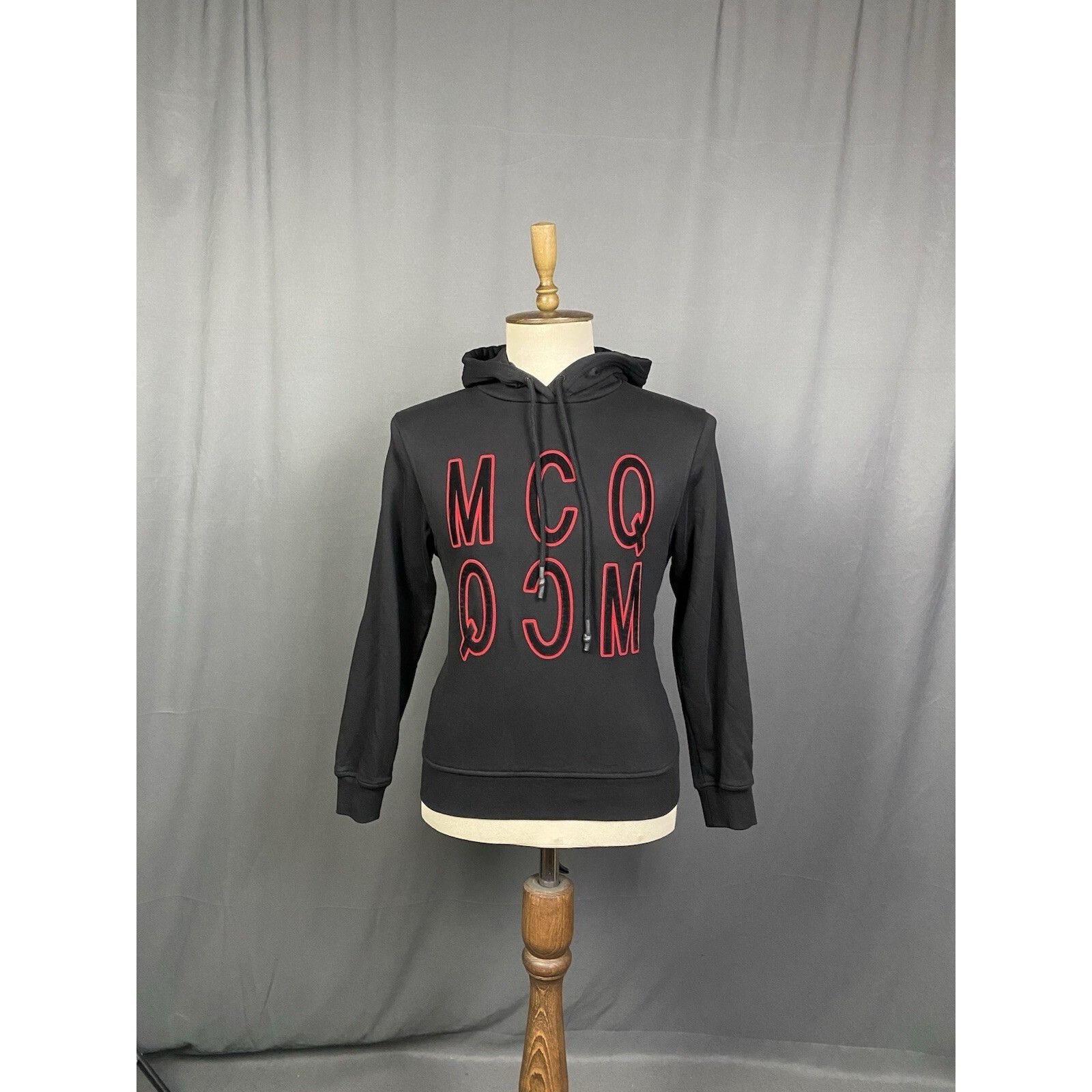 Alexander McQueen Alexander McQueen McQ Big Logo Men's Black Hoodie Sweater Si Size US XS / EU 42 / 0 - 3 Thumbnail