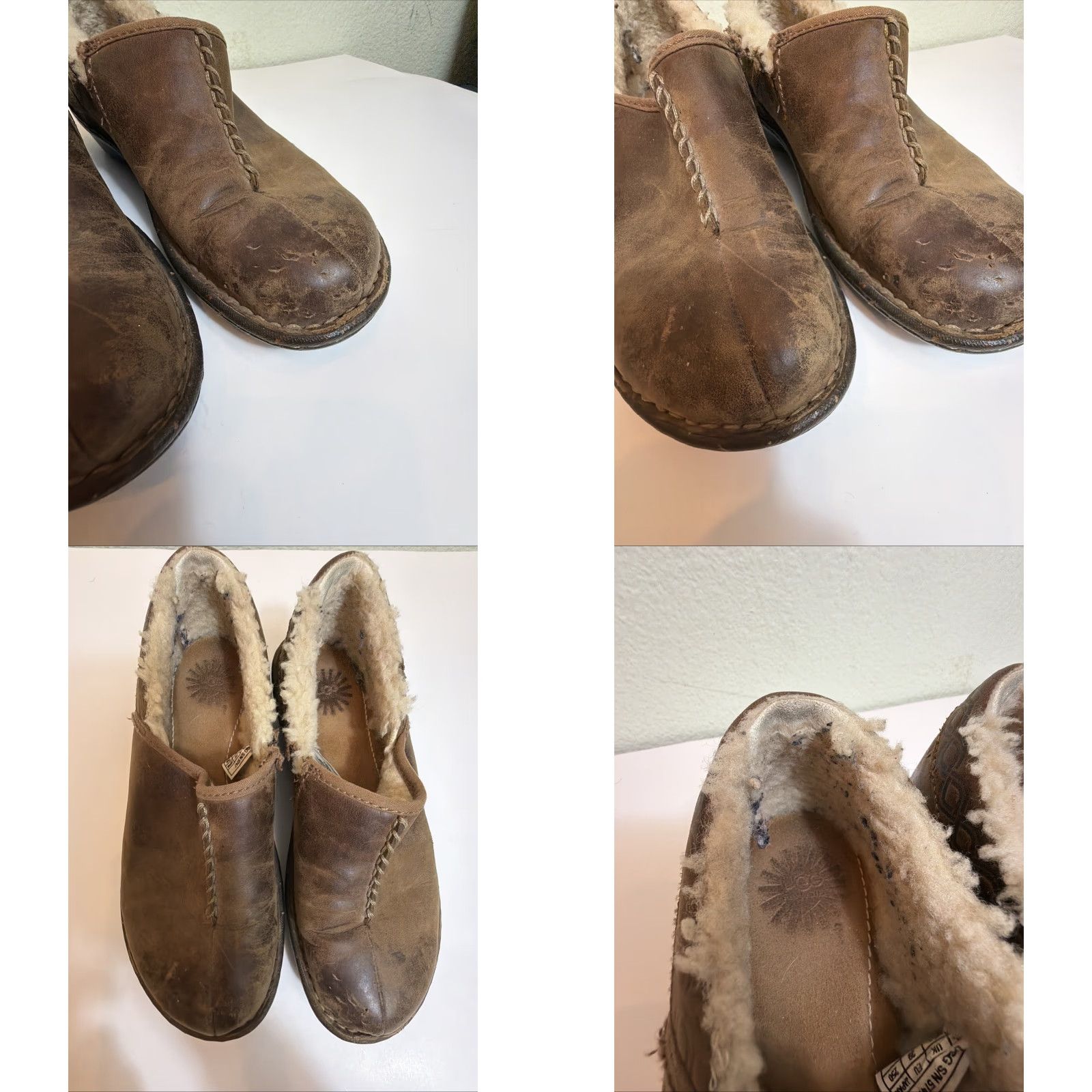 Ugg UGG® Australia 5747 Bettey Shearling Lined Driving Leather Loafers Clogs Sz 8 Size US 8 / IT 38 - 8 Thumbnail