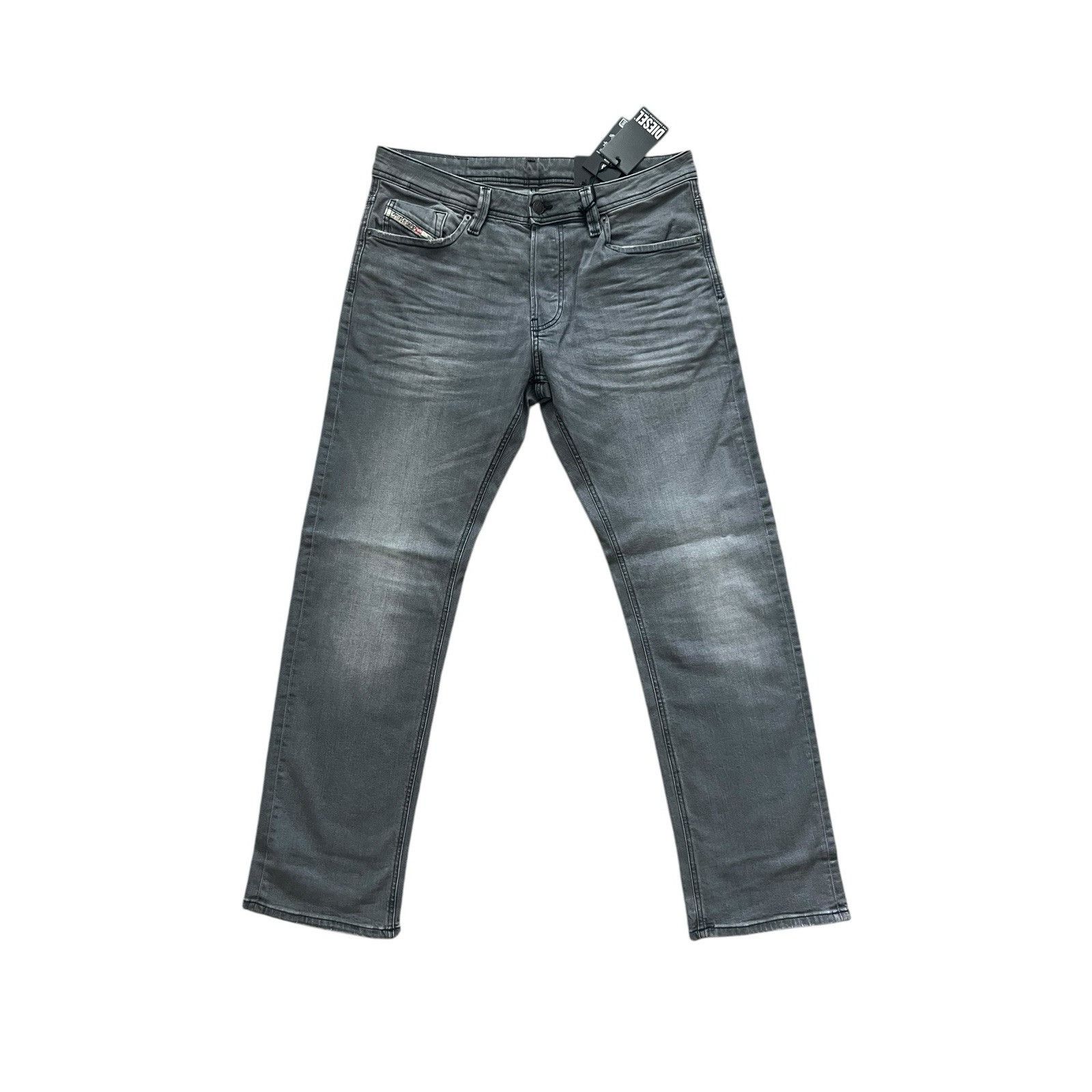 Diesel Diesel Mens Jeans Larkee Straight RB068 Black Size 33/32 Size US 33 - 1 Thumbnail