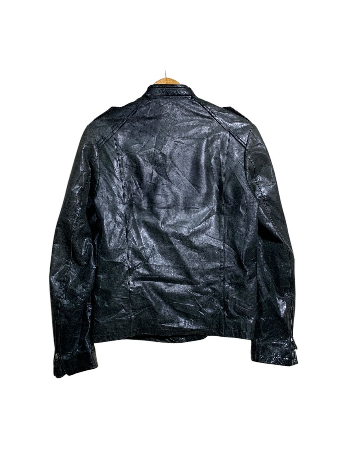 Japanese Brand × SOU SOU 🔥SOUK BIKER LEATHER JACKETS BLACK Size US M / EU 48-50 / 2 - 5 Thumbnail