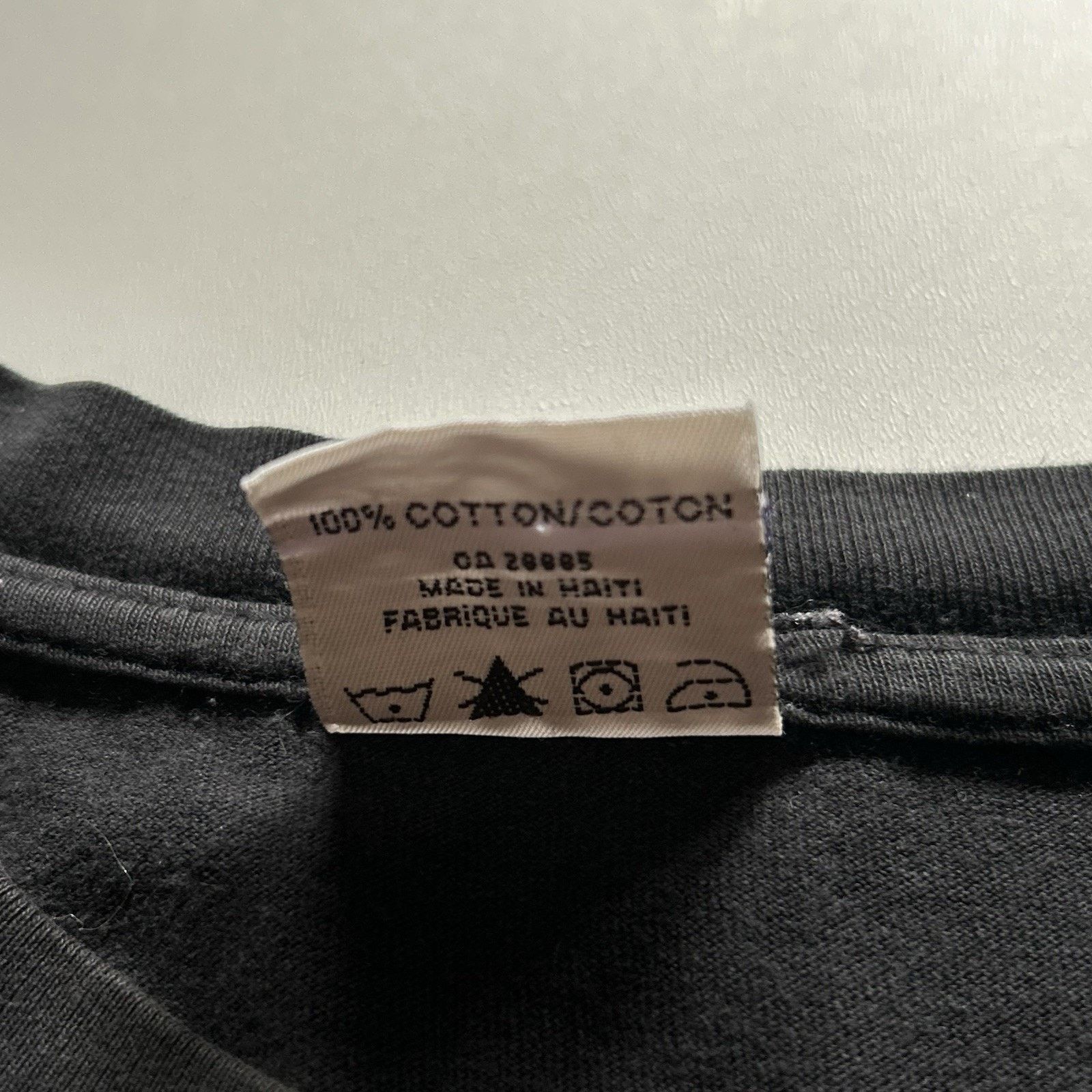 Vintage Vintage Sun Faded Black Blank T Shirt Large Boxy Y2K Basic Size US L / EU 52-54 / 3 - 4 Thumbnail