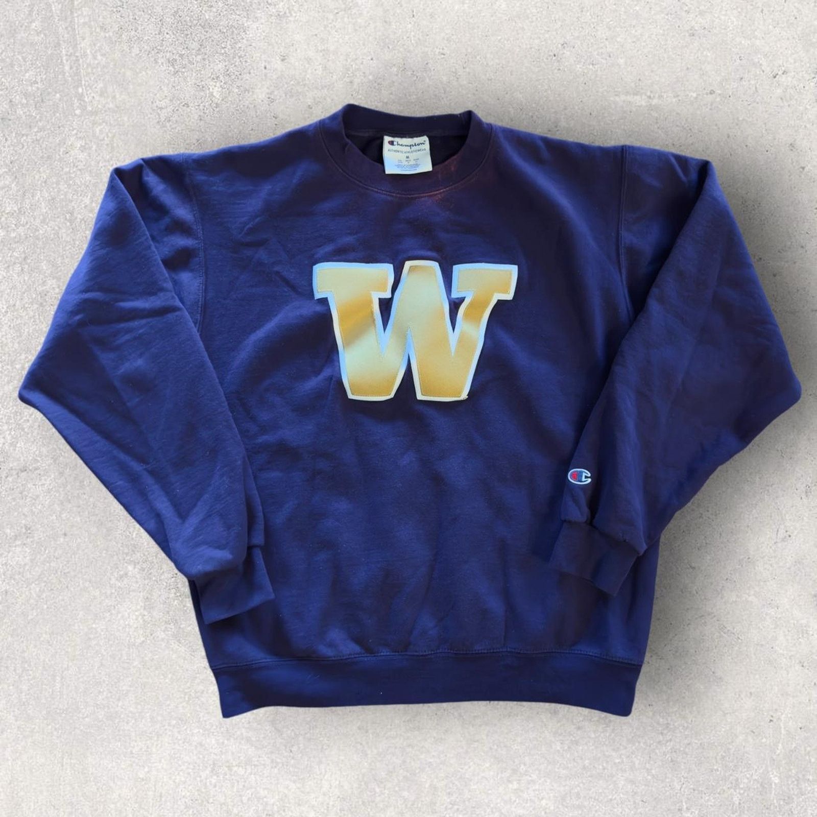Champion Vintage University of Washington Sweatshirt Size US L / EU 52-54 / 3 - 1 Thumbnail