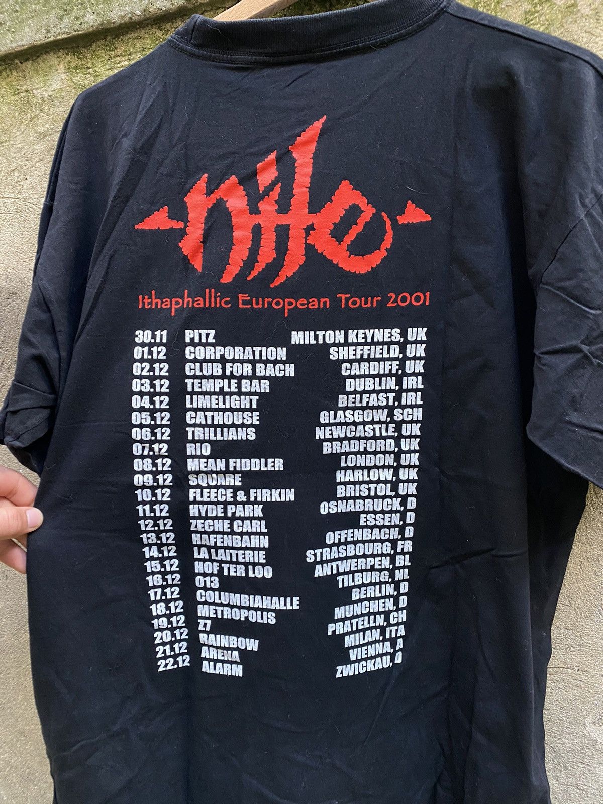 Band Tees Vintage Dead Stock Nite 2001 Tour T-Shirt Size US XL / EU 56 / 4 - 8 Thumbnail