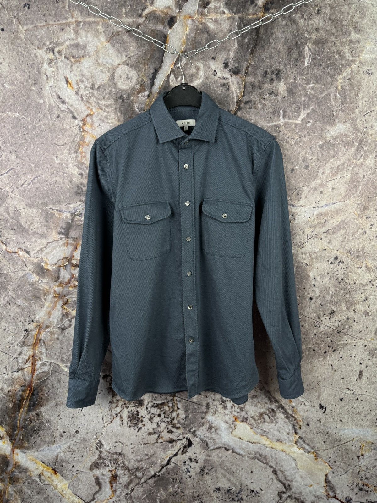 Other Men’s Reiss Shirt Button Up Long Sleeve Streetwear Size M Size US M / EU 48-50 / 2 - 1 Thumbnail