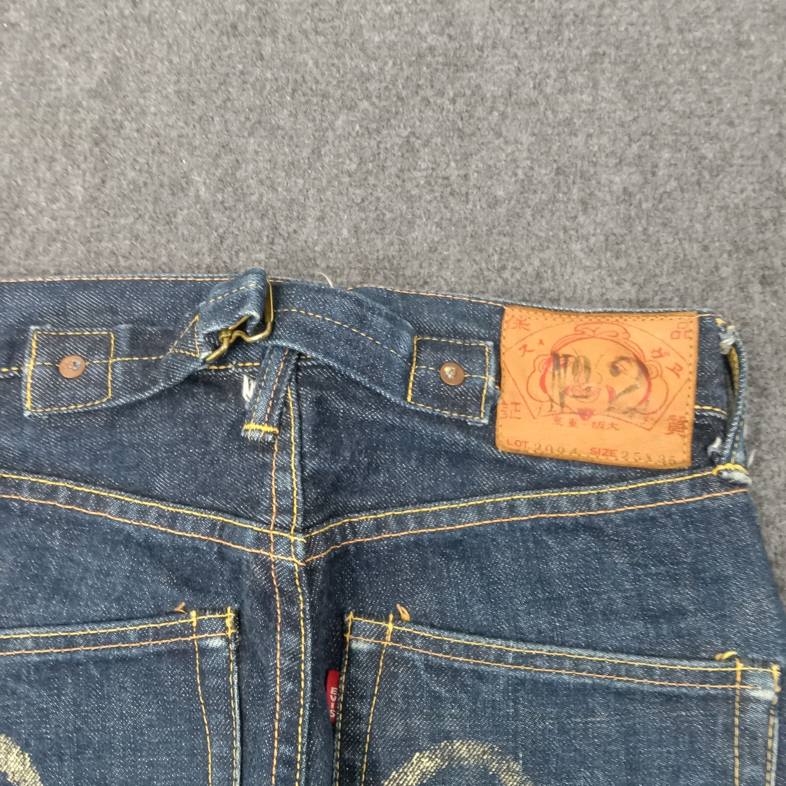 Evisu Evisu Selvedge Japanese Daicock Custom Denim Jeans C252N8 Size 24" / US 00 / IT 34 - 3 Thumbnail
