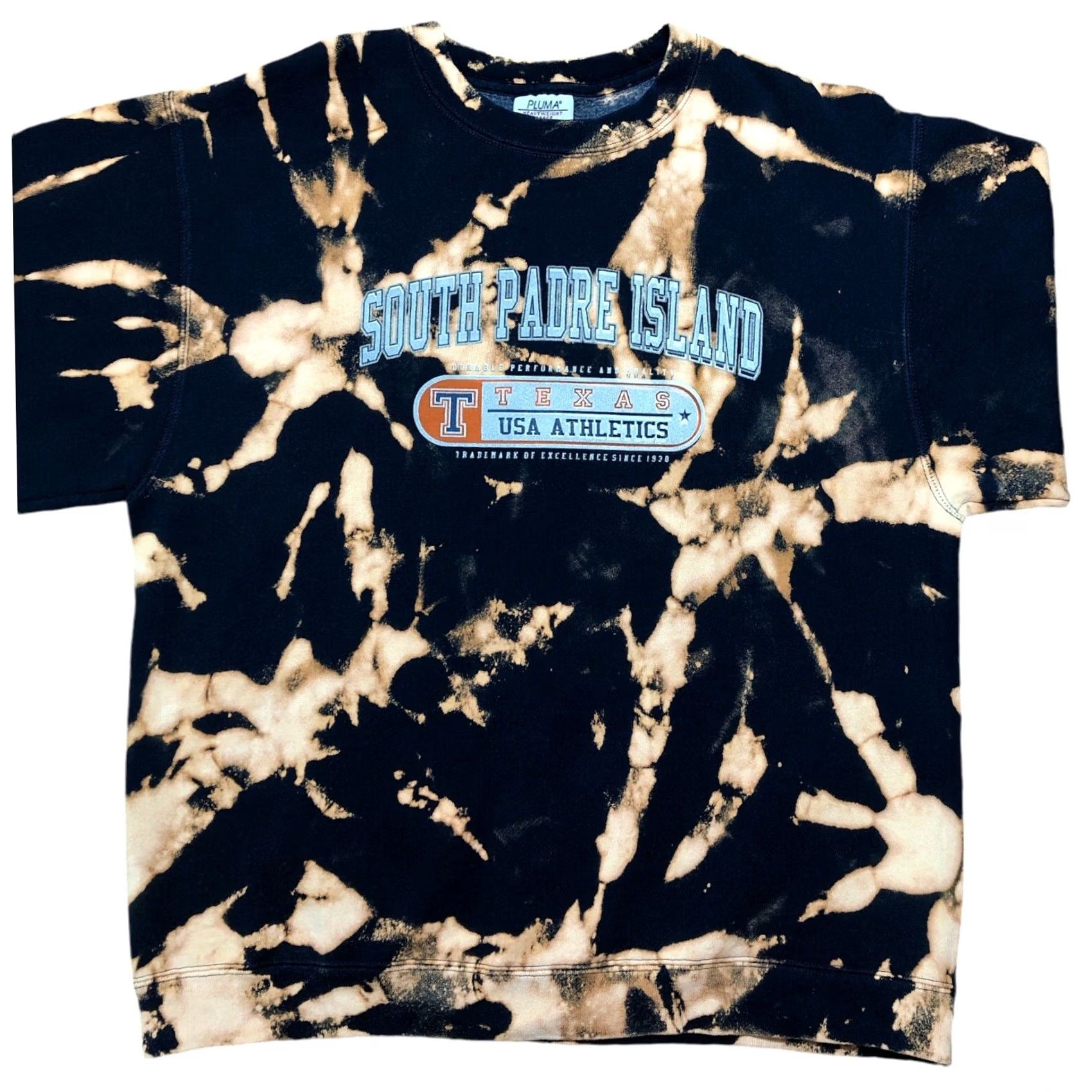 Vintage VINTAGE Pluma Sweatshirt L Blue Tie Dye Acid Wash South Padre Island Texas Getaway Tourist 90s Beach Mens Size US L / EU 52-54 / 3 - 2 Thumbnail