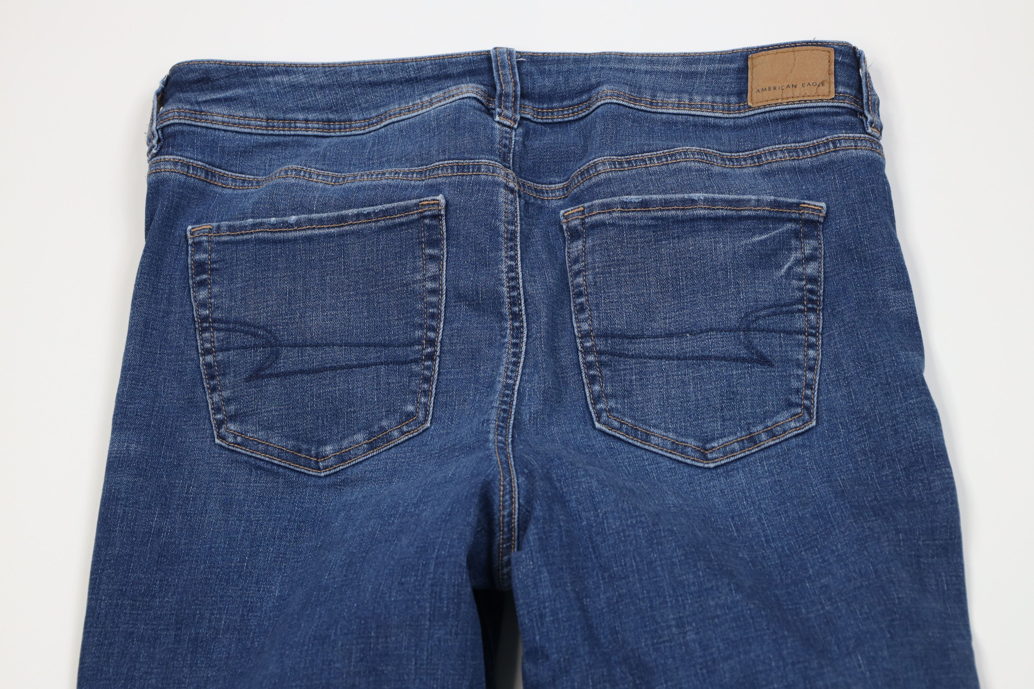 American Eagle Outfitters Vintage Y2K American Eagle Stretch Boot Cut Wide Leg Jeans Size 34" / US 12 / IT 48 - 11 Thumbnail