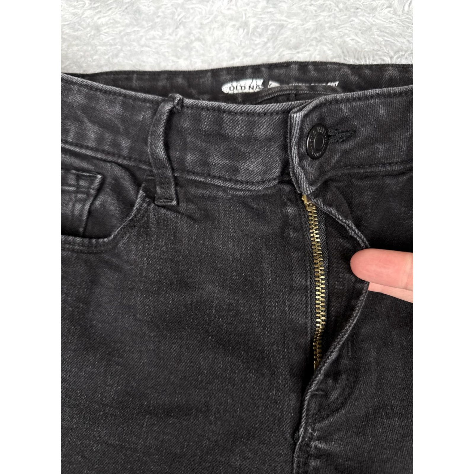 Old Navy Old Navy Jeans Womens 8 Bootcut Kicker Black Charcoal Mid Rise Stretch 31x30 Size 30" / US 8 / IT 44 - 5 Thumbnail