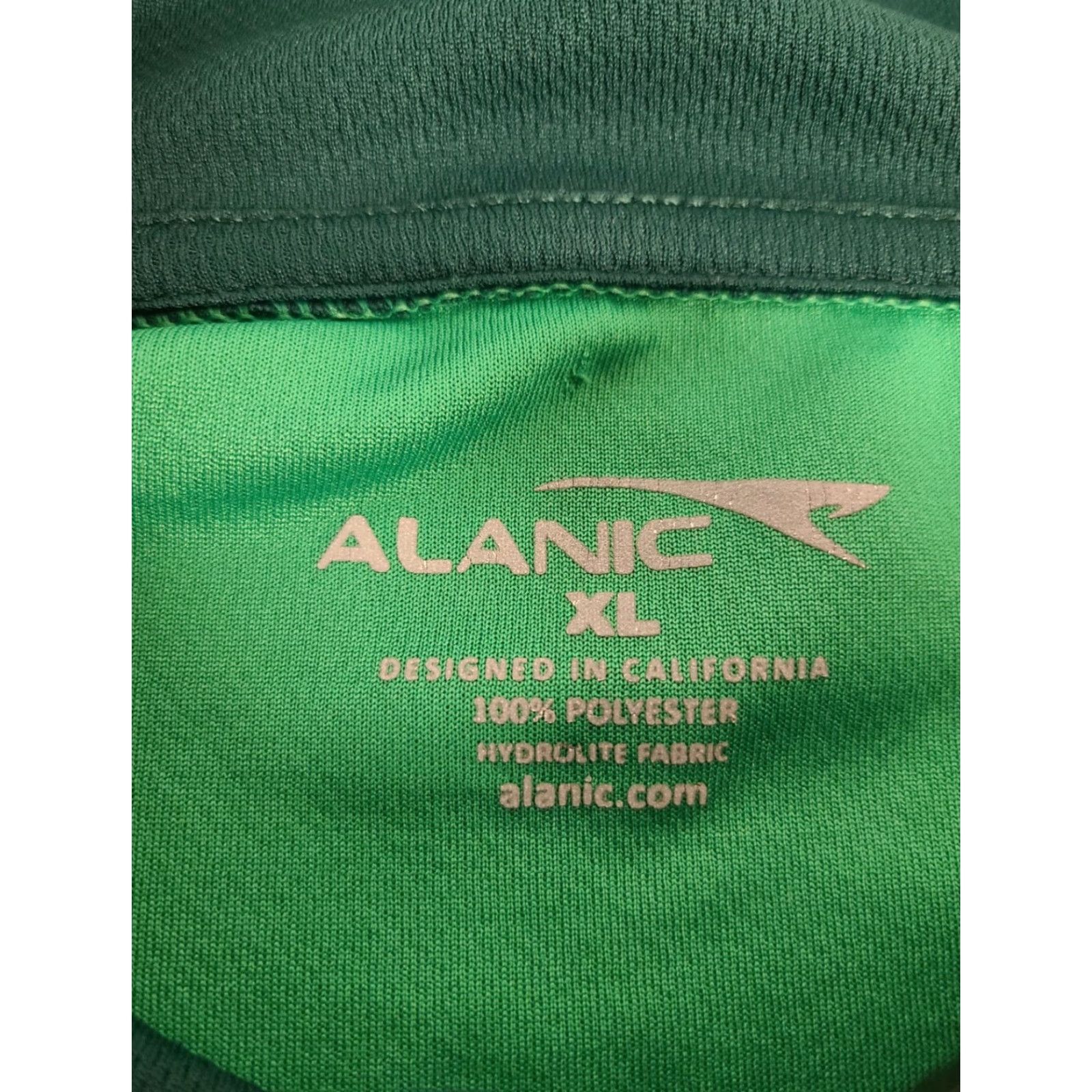 Vintage VINTAGE? No. Actually, not vintage. Alanic Jersey Men XL Green Running Kiss Me I'm Irish LS Activewear Shirt? Size US XL / EU 56 / 4 - 4 Thumbnail