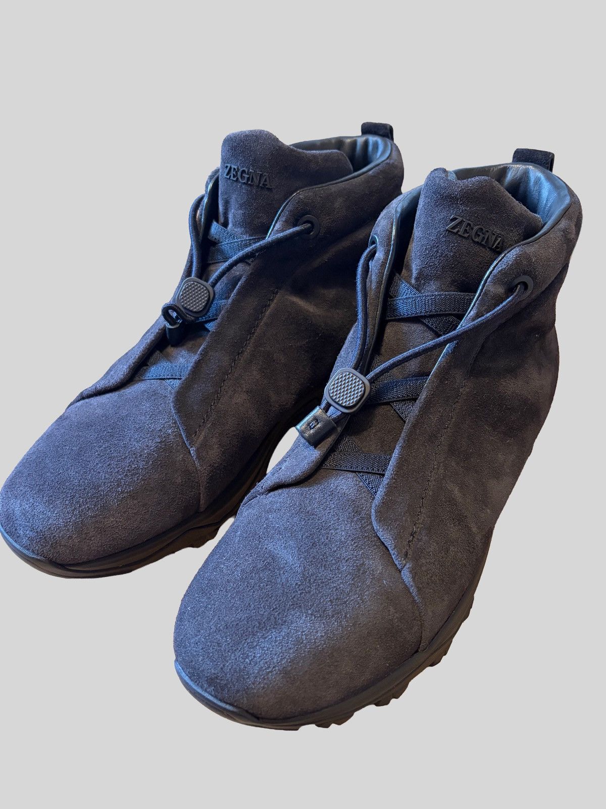 Ermenegildo Zegna ZEGNA Triple Stitch Vetta Suede Boots Size US 9.5 / EU 42-43 - 1 Thumbnail