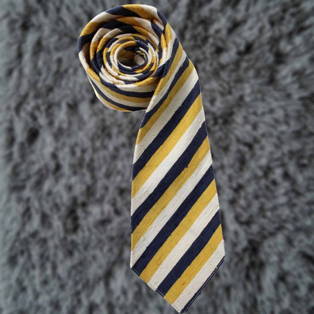 Suitsupply SUITSUPPLY Tie Men’s Silk Striped Classic Formal 147 X 8 CM Yellow Brand: Suitsupply Tie Regular Size Size ONE SIZE - 1 Thumbnail