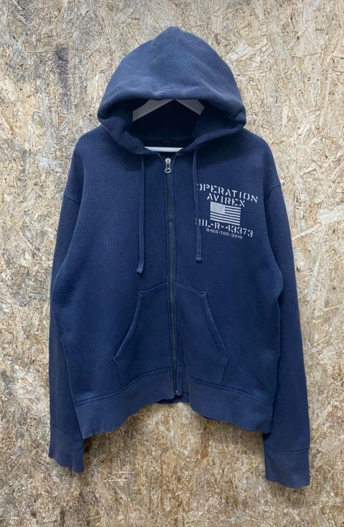 Avirex Vintage Operation Avirex Hoodies Jacket Size US L / EU 52-54 / 3 - 1 Thumbnail