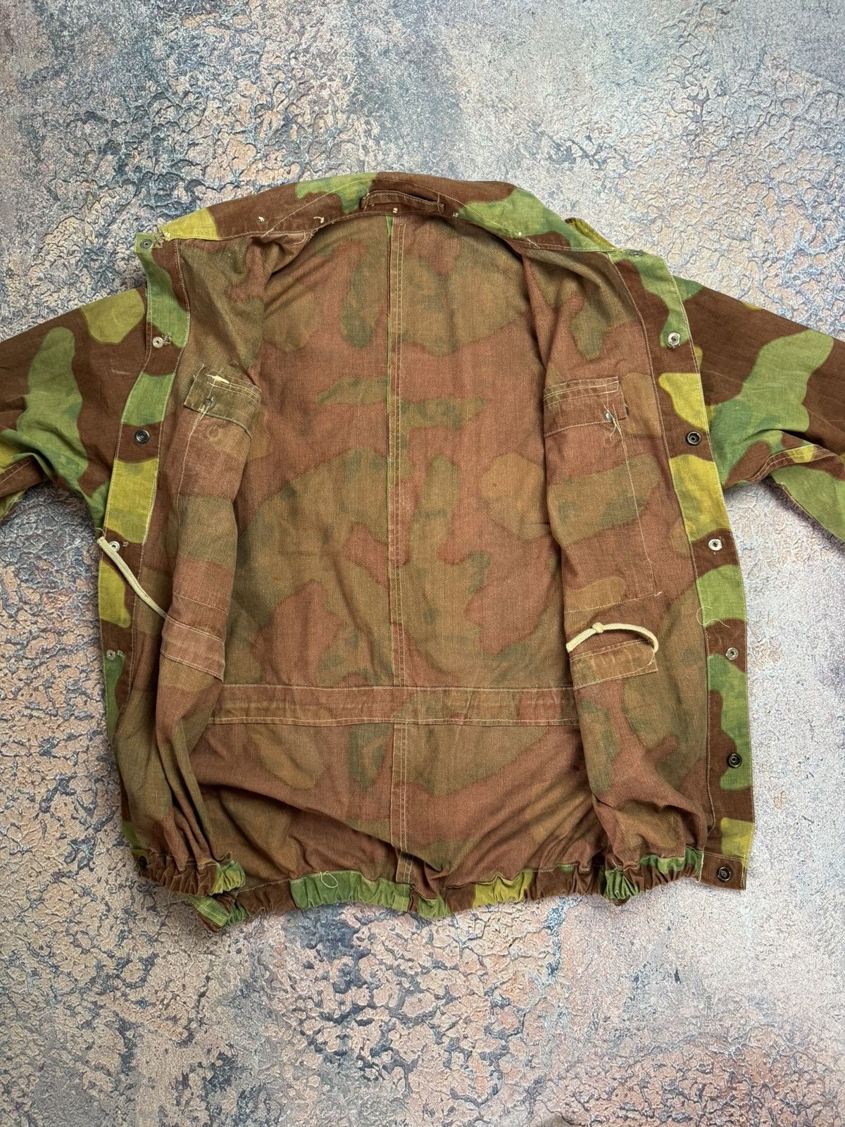 Vintage 1968 Italian Army San Marco M29 Paratrooper Camo Jacket Size US M / EU 48-50 / 2 - 15 Thumbnail