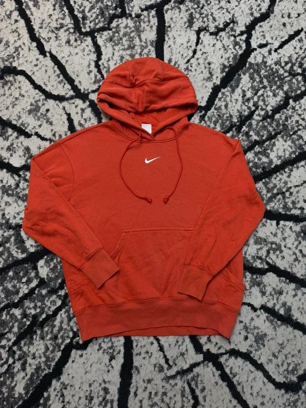 Nike Nike center swoosh hoodie orange XS Size US XS / EU 42 / 0 - 1 Thumbnail