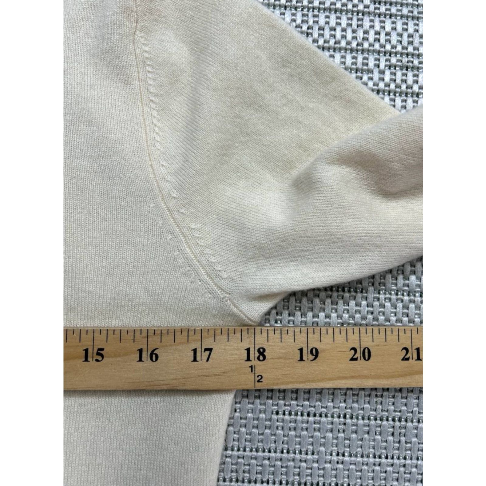 J.McLaughlin J.Mclaughlin Sweater Womens Medium Yellow Cashmere Knit Open Front Pullover Size M / US 6-8 / IT 42-44 - 6 Thumbnail