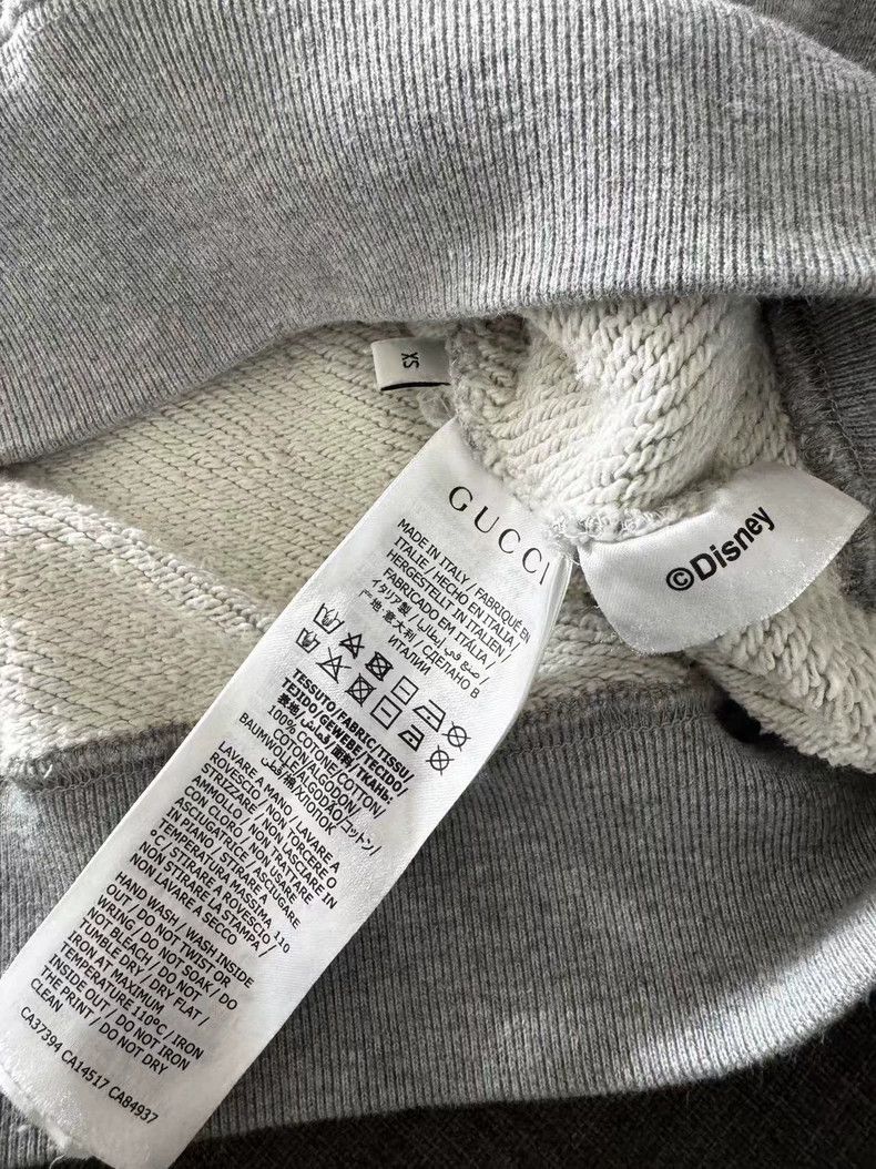 Gucci Gucci Mickey's gray sweatshirt 2502-Nextarrow Size US XS / EU 42 / 0 - 5 Thumbnail
