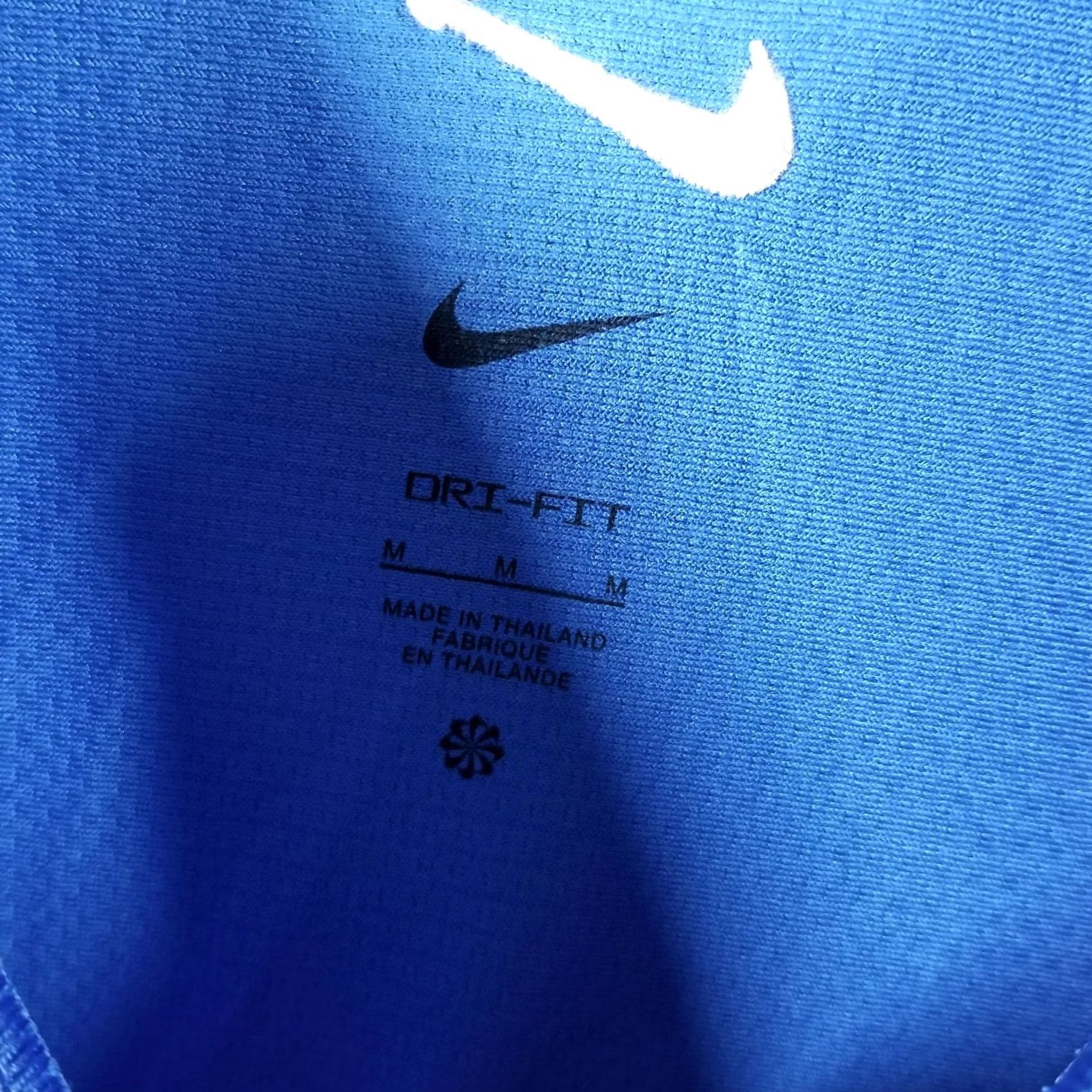 Nike Nike Dri-FIT Basketball Jersey Mens M Blue White Tank Sleeveless Crew Neck Graphic Print Size US M / EU 48-50 / 2 - 4 Thumbnail