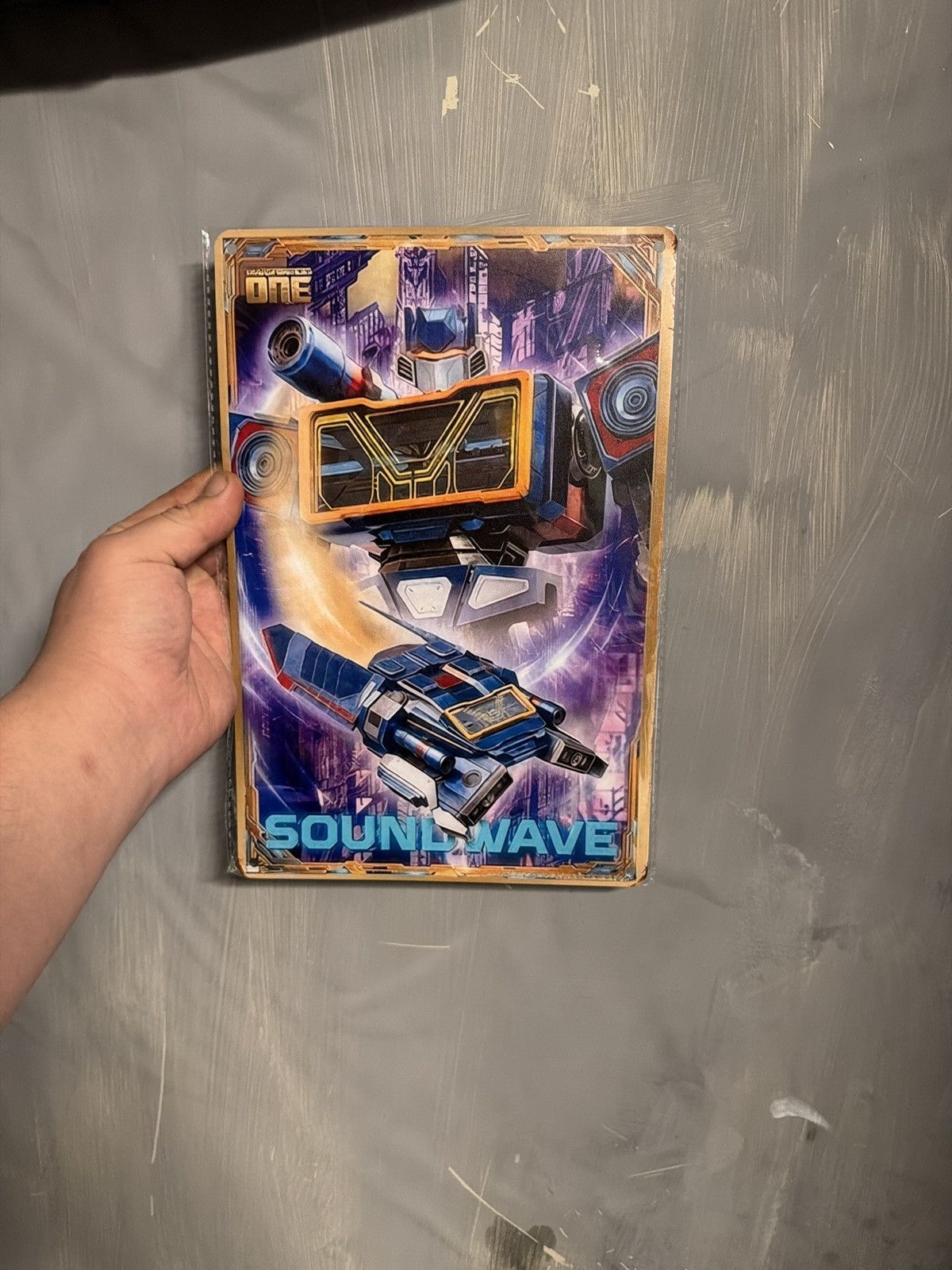 Transformers Soundwave 2D frame very nice and brand new from the TF one. Size ONE SIZE - 3 Thumbnail