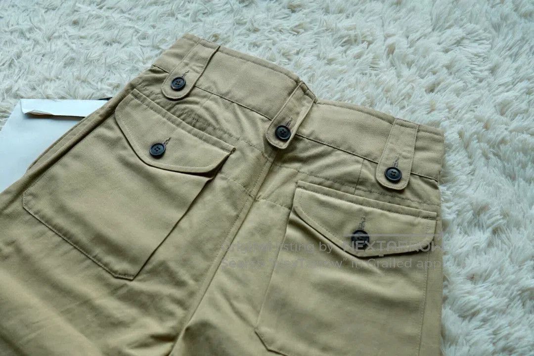 Visvim Beige Casual Pants with Button Pockets - Size 32. Size US 32 / EU 48 - 4 Thumbnail