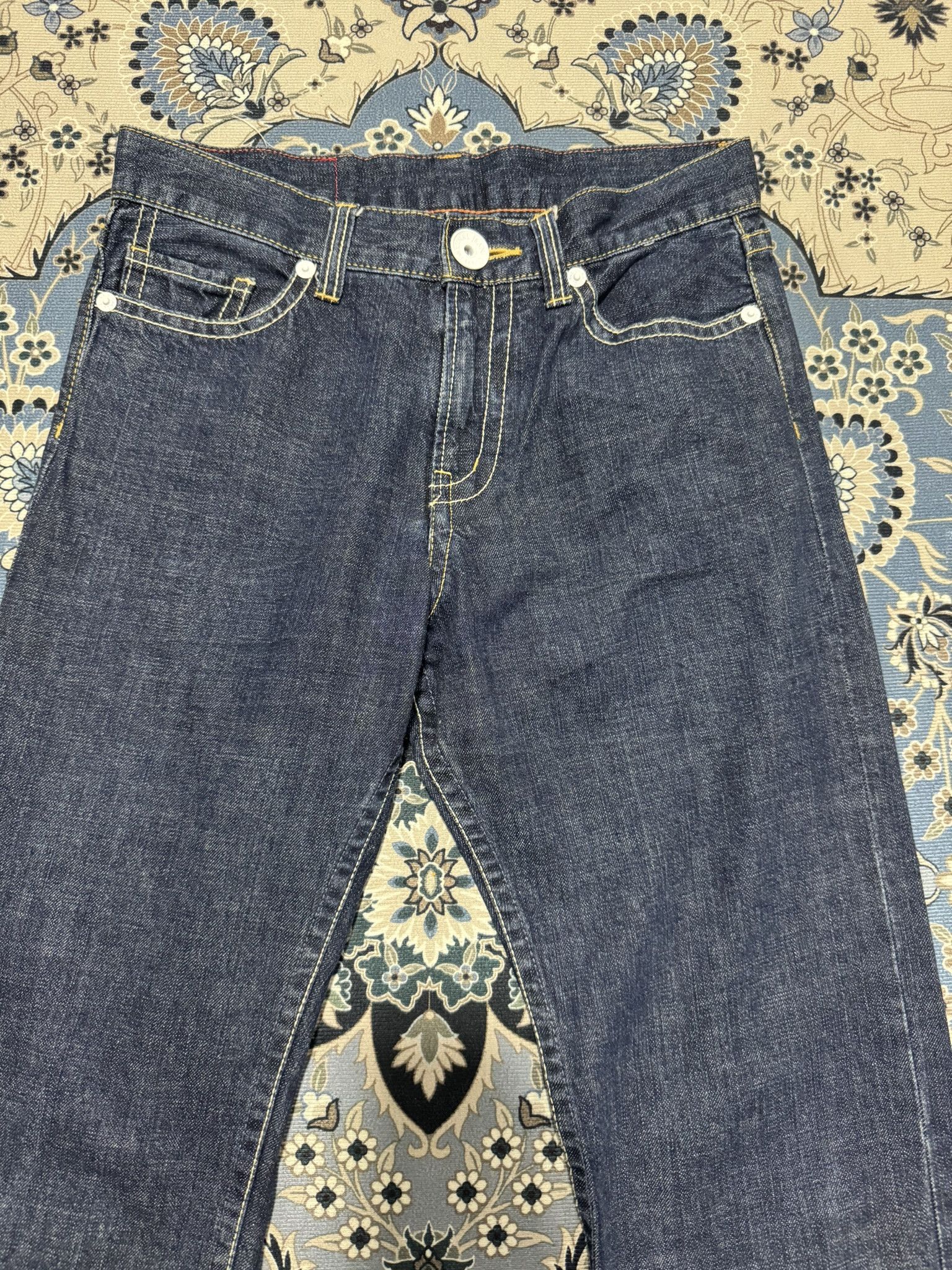 Beauty Beast × General Research × Japanese Brand Vintage CO & LU Daicock Inspired Evisu Jeans Red Line Size US 32 / EU 48 - 4 Thumbnail