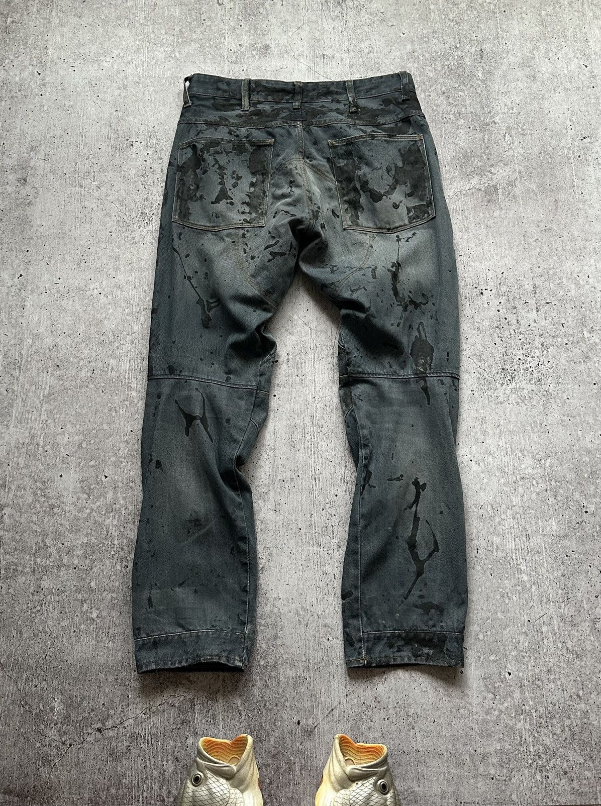 G-Star Vintage G Star Raw Pharell Style Denim Jeans Pants Size US 31 - 14 Thumbnail
