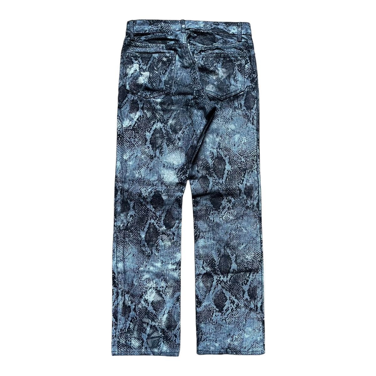 14th Addiction × 5351 POUR LES HOMMES × Japanese Brand 5351 Pourles Hommes Printed Snake skin Pants Size US 28 / EU 44 - 2 Thumbnail