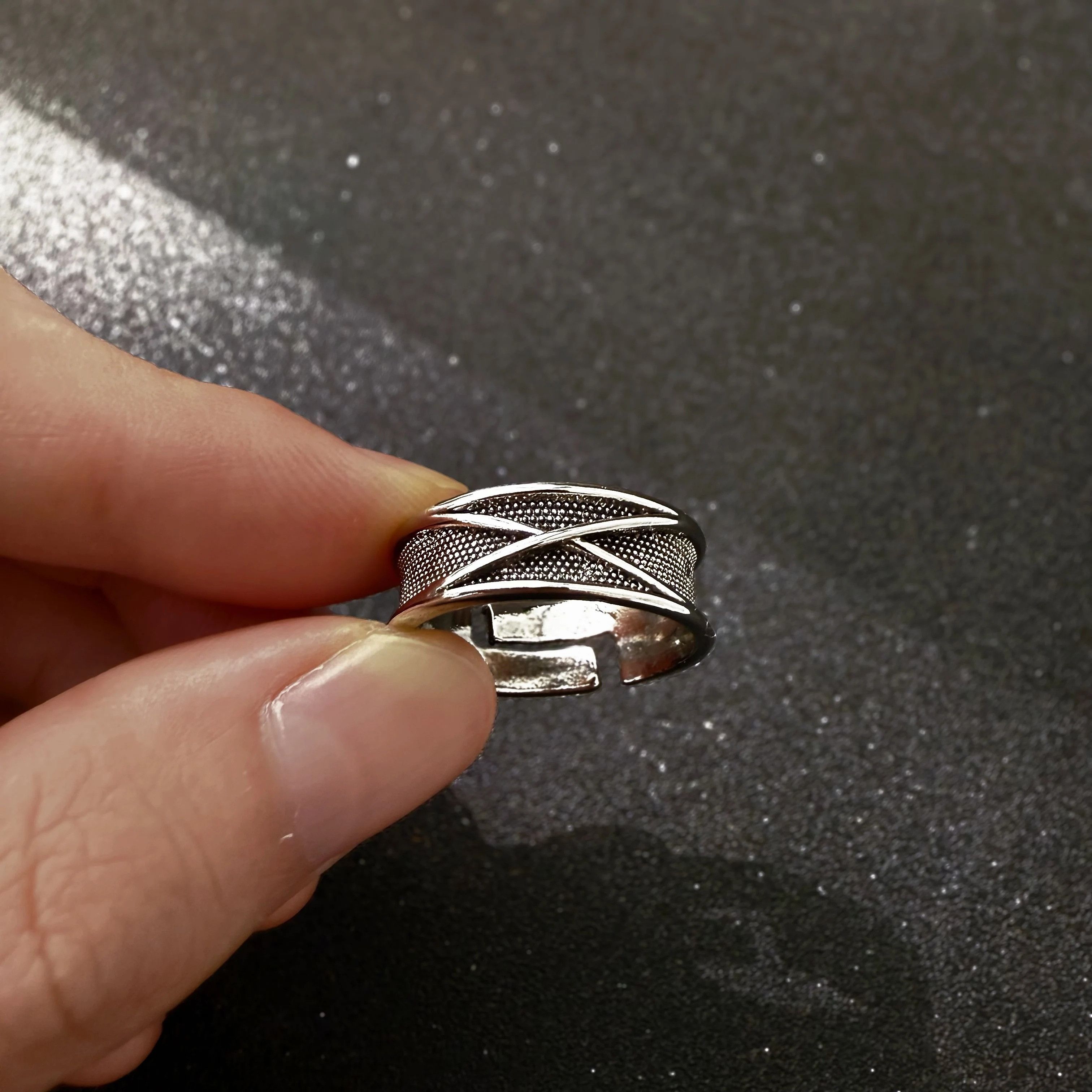 Other Retro Time Space Open Ring Size ONE SIZE - 3 Thumbnail