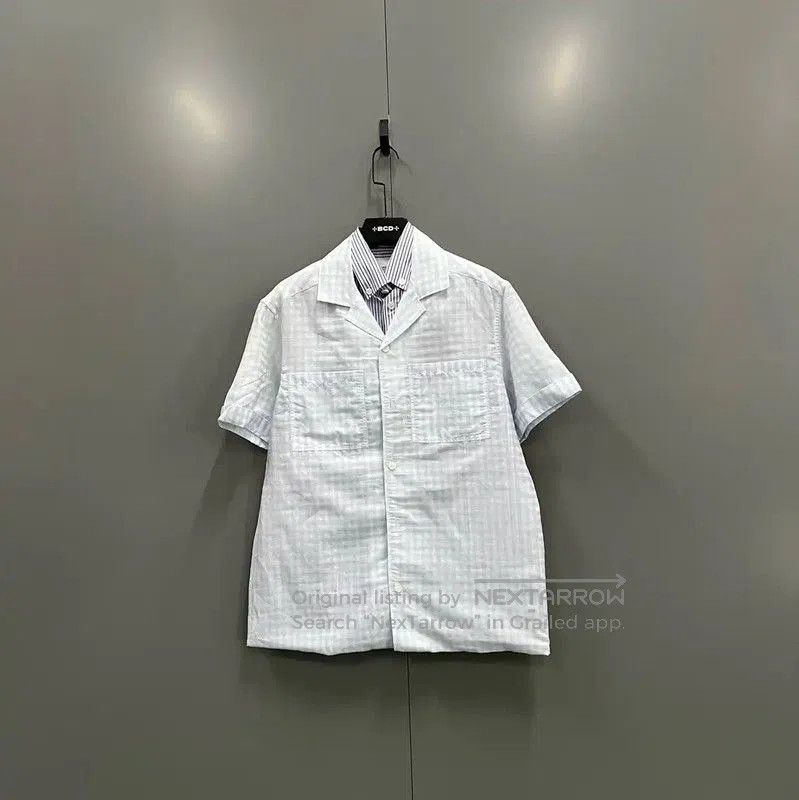 Burberry Burberry Blue Summer Cotton Stripe Shirt. Size XXS / US 00 / IT 34 - 1 Thumbnail