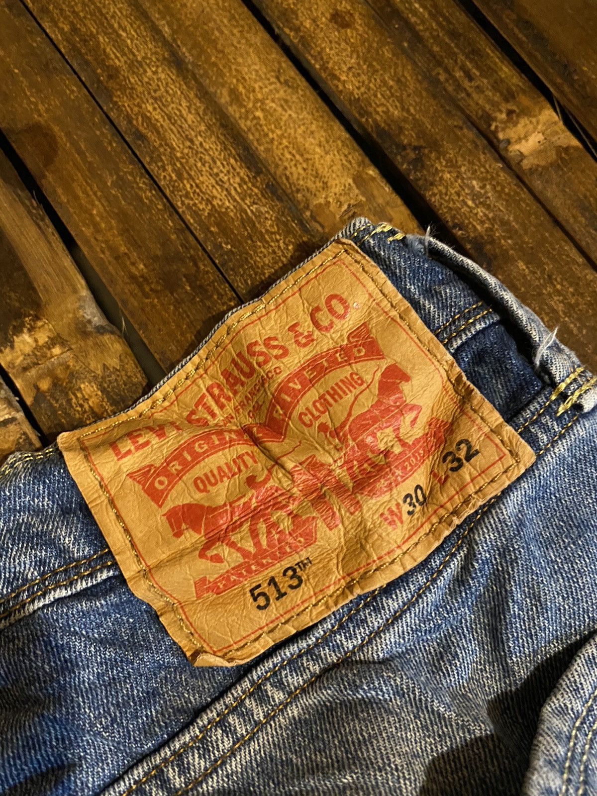 Japanese Brand × Levi's × Vintage LEVIS 513 DENIM PANTS Size US 30 / EU 46 - 9 Thumbnail