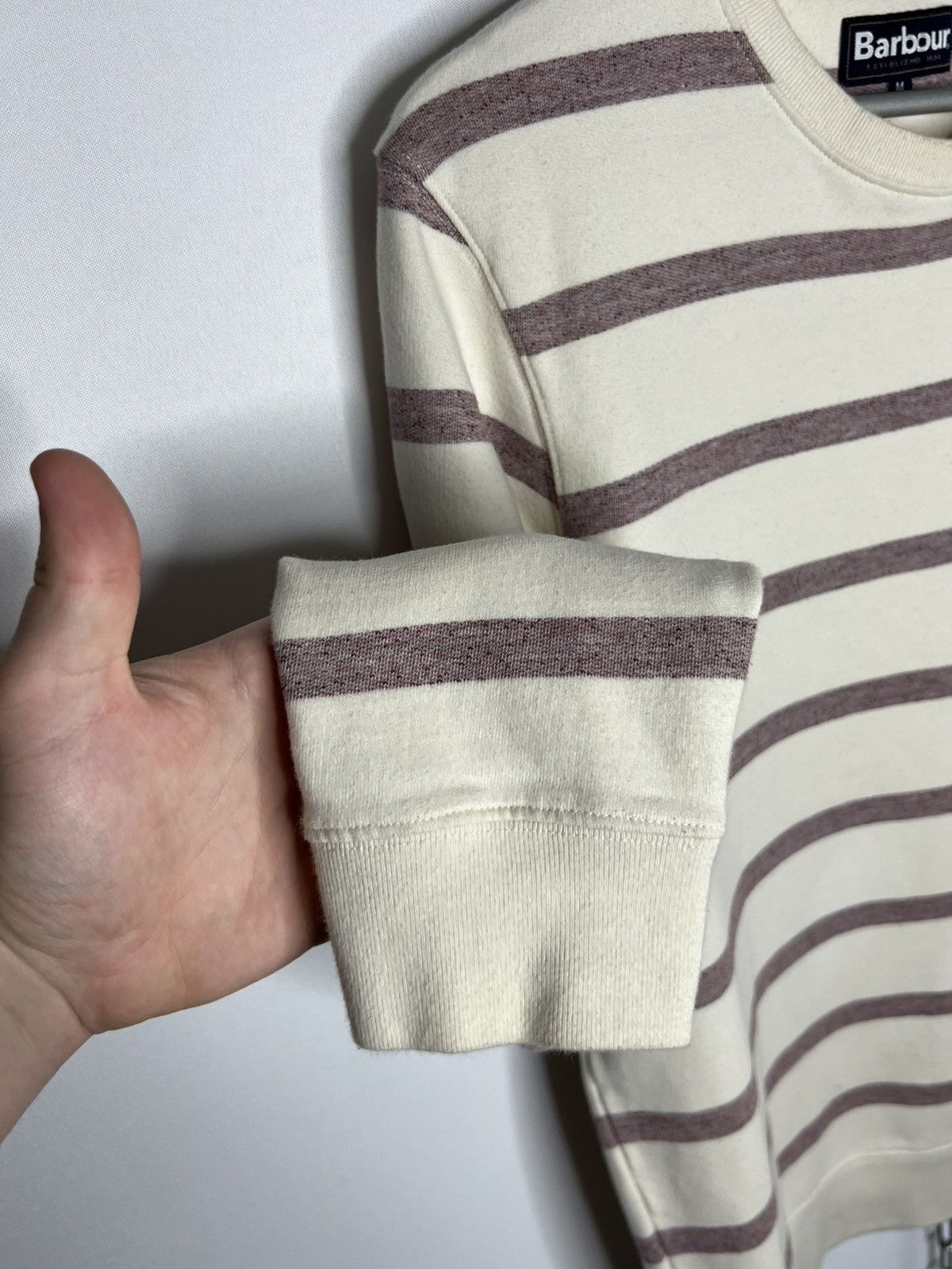 Barbour Barbour Nautical Striped Sweatshirt Jumper Long Sleeve Size US M / EU 48-50 / 2 - 7 Thumbnail