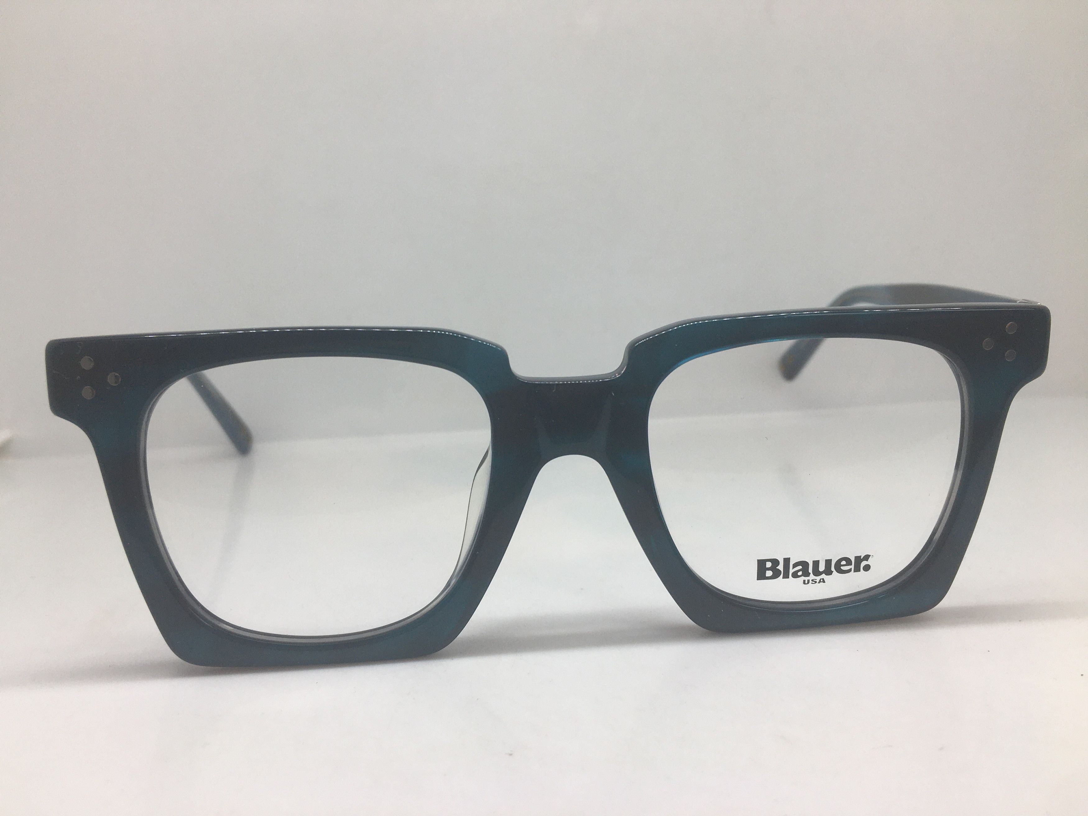 Other Blauer Clear Navy Blue PREPPY Eyeglasses Frame Size ONE SIZE - 1 Thumbnail