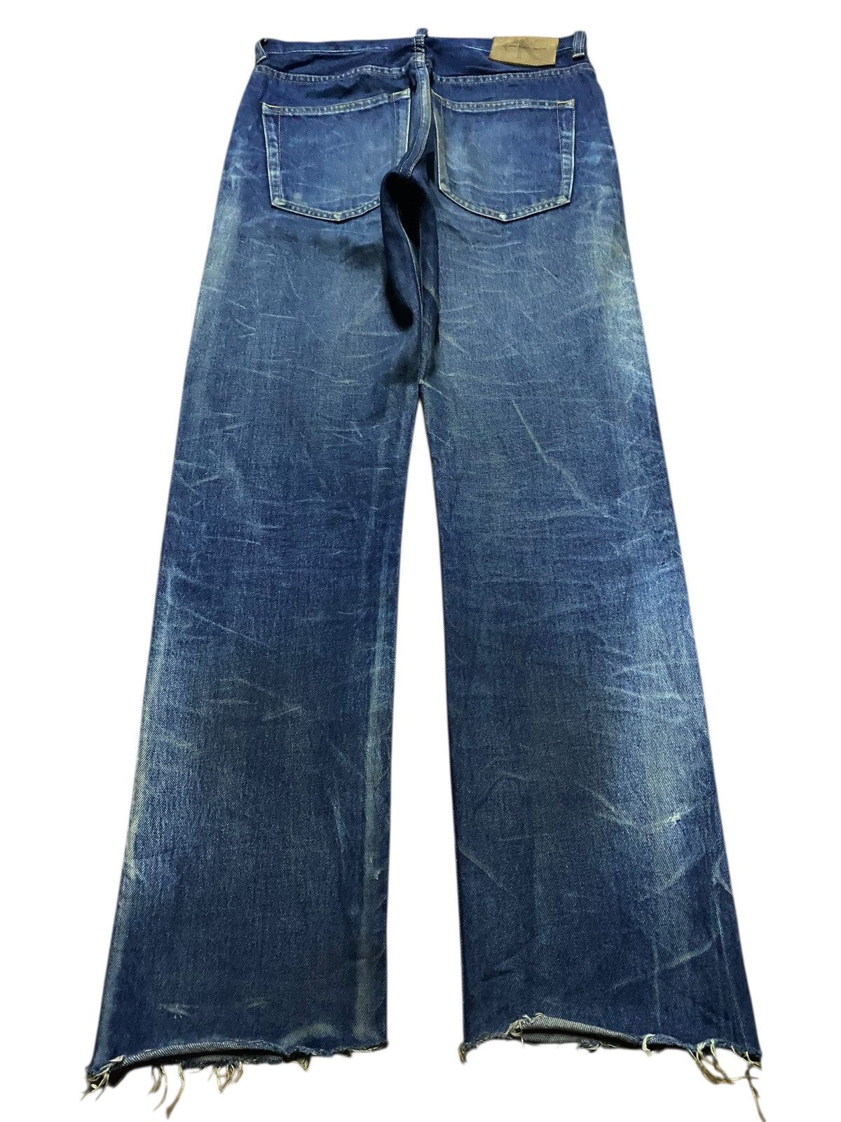 Calvin Klein 205W39NYC Vintage Calvin Klein Mud Wash Distressed Loose Jeans Size US 30 / EU 46 - 2 Thumbnail