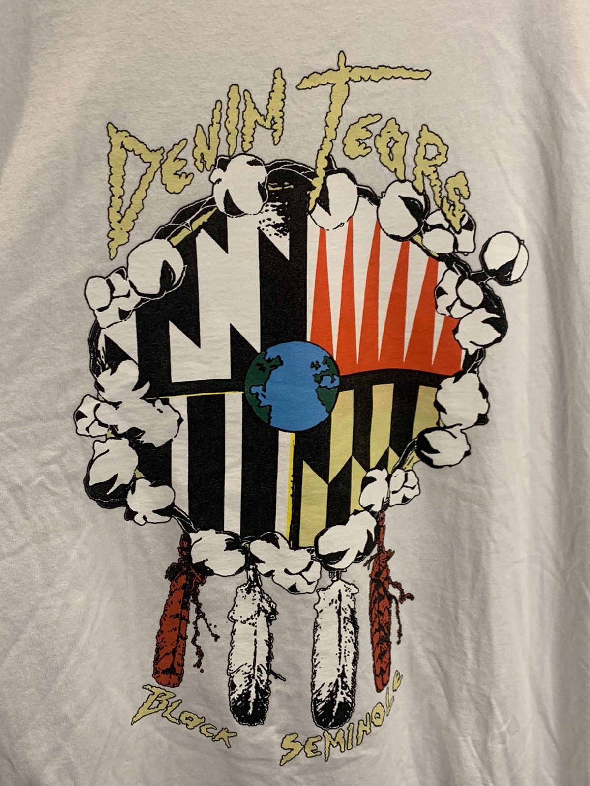 DENIM TEARS × Designer *RARE* Denim Tears Black Seminole T-Shirt - Medium Size US M / EU 48-50 / 2 - 3 Thumbnail